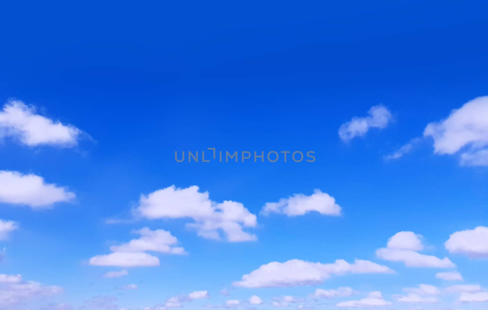 Blue sky with white clouds