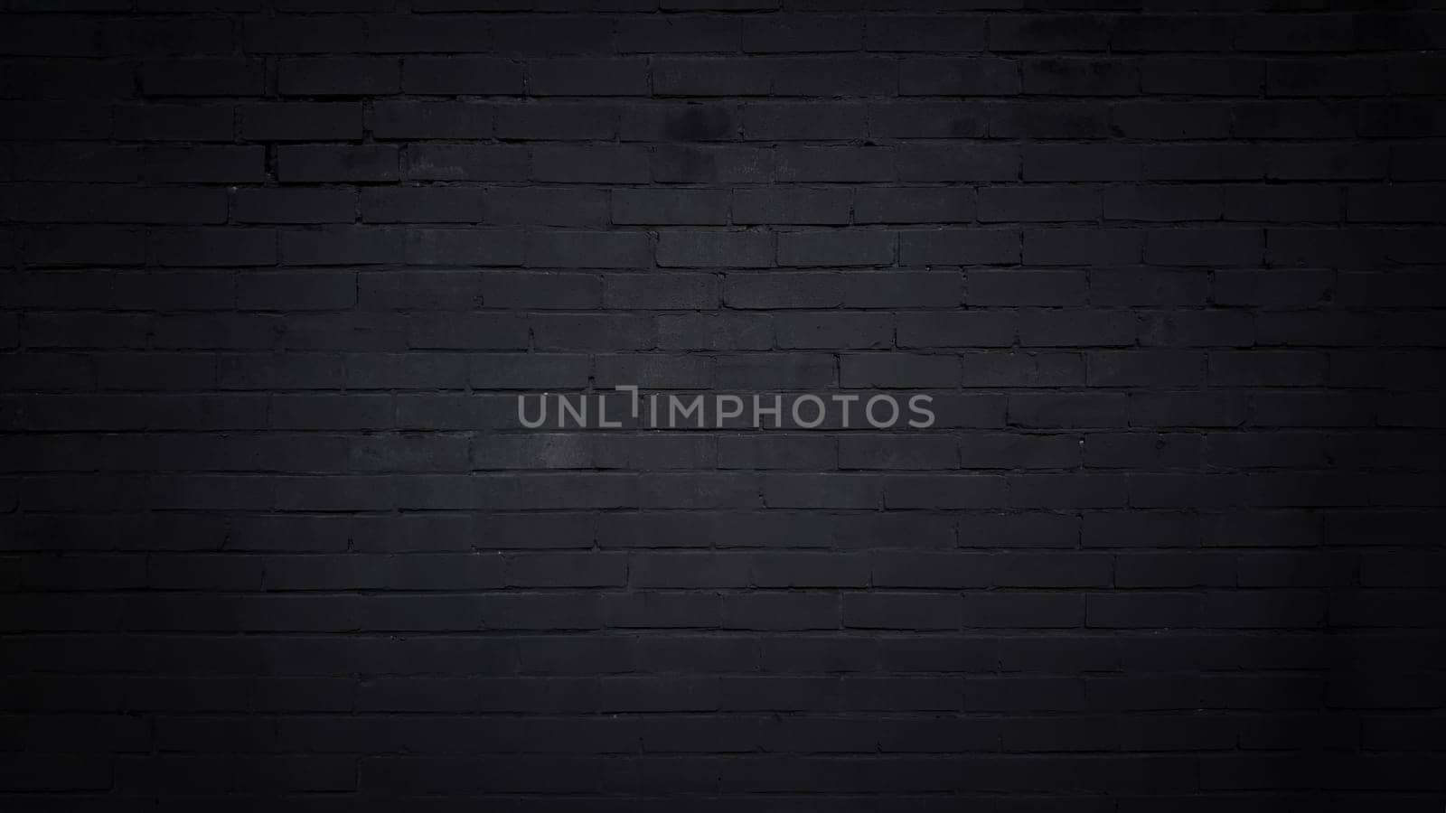 Abstract Black brick wall texture