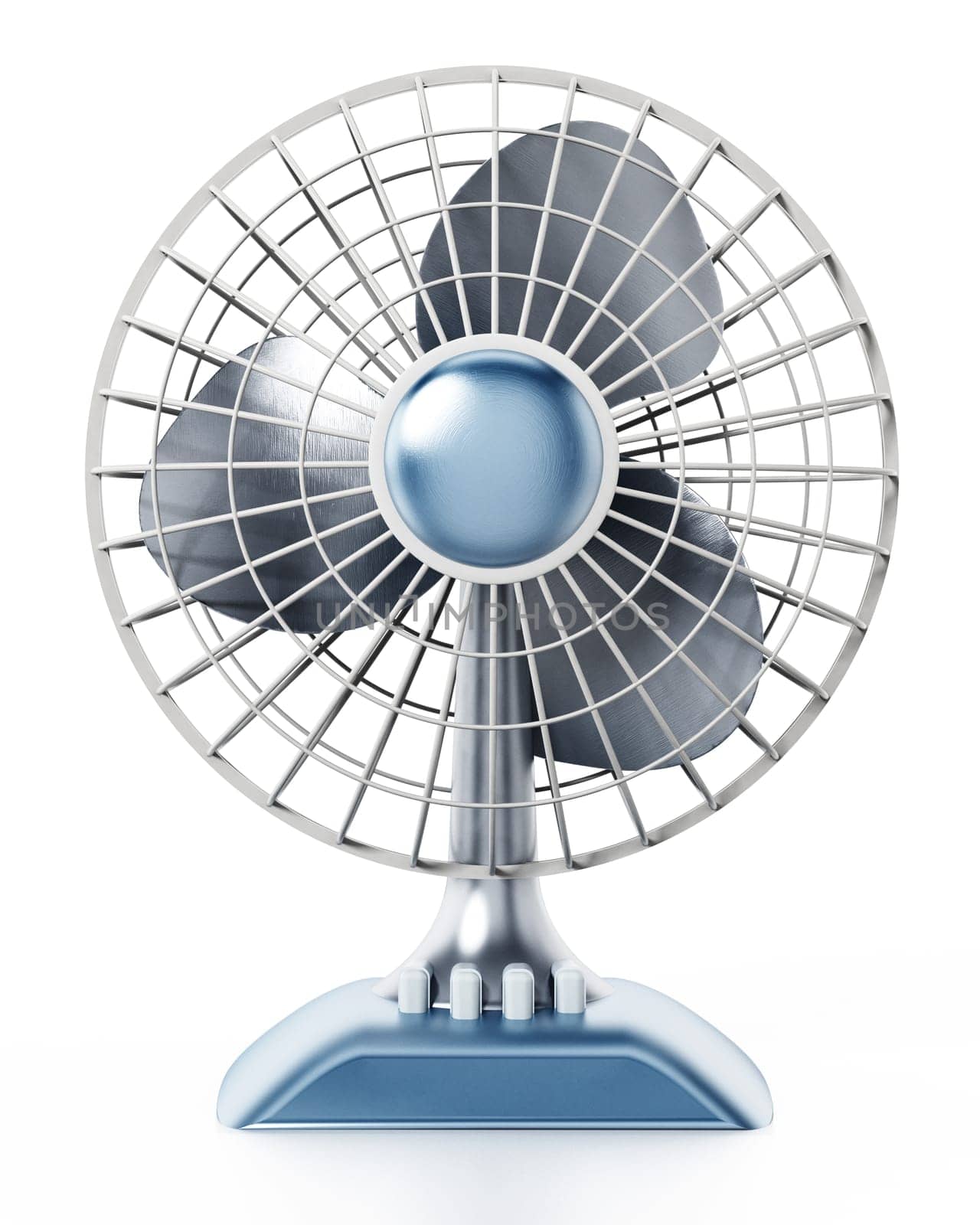 Ventilator isolated on white background. 3D illustration.