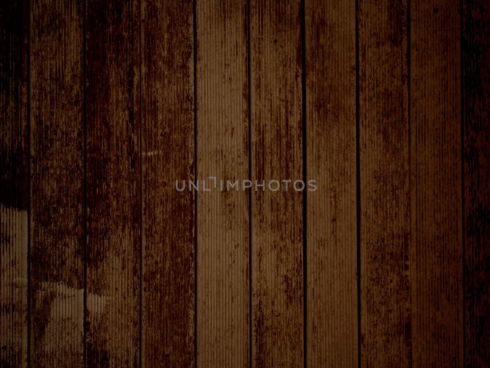 Dark brown rustic wooden planks background texture