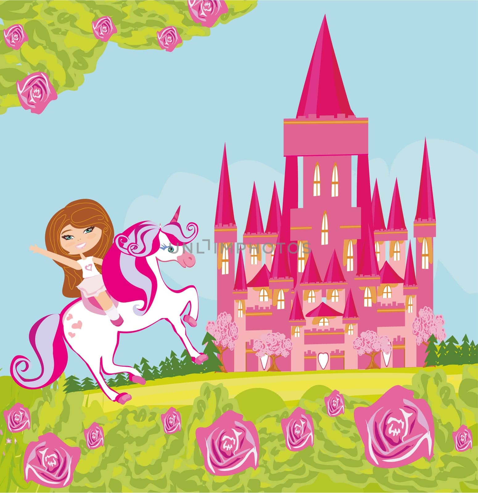 Girl on the unicorn