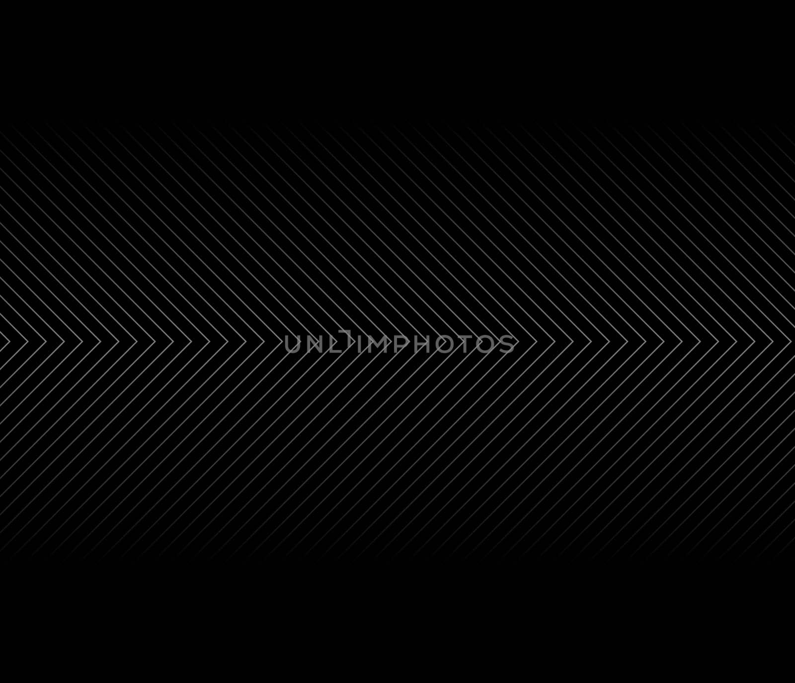 Gradient white arrows on dark background