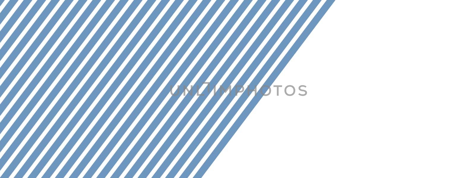 Striped background banner with blue white color