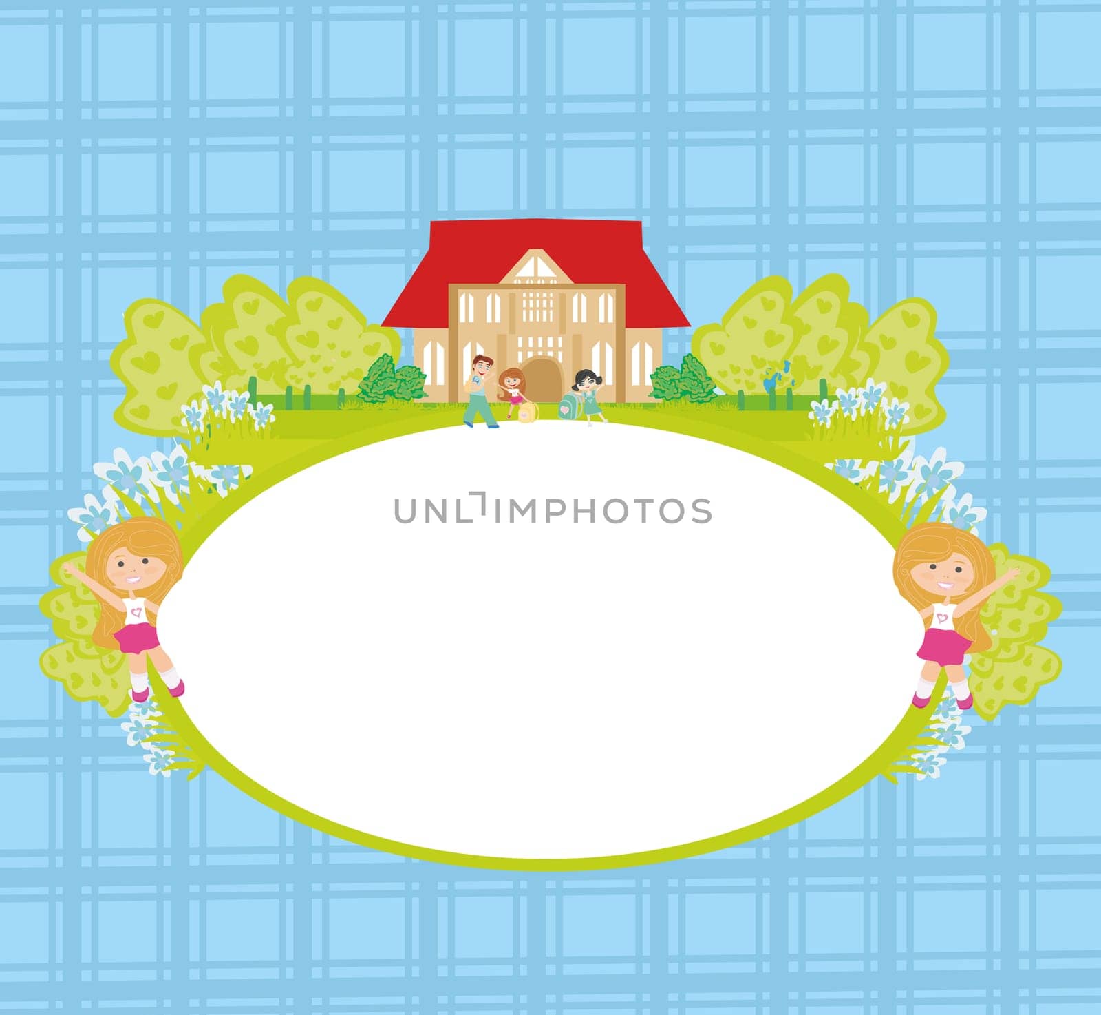 back to school frame