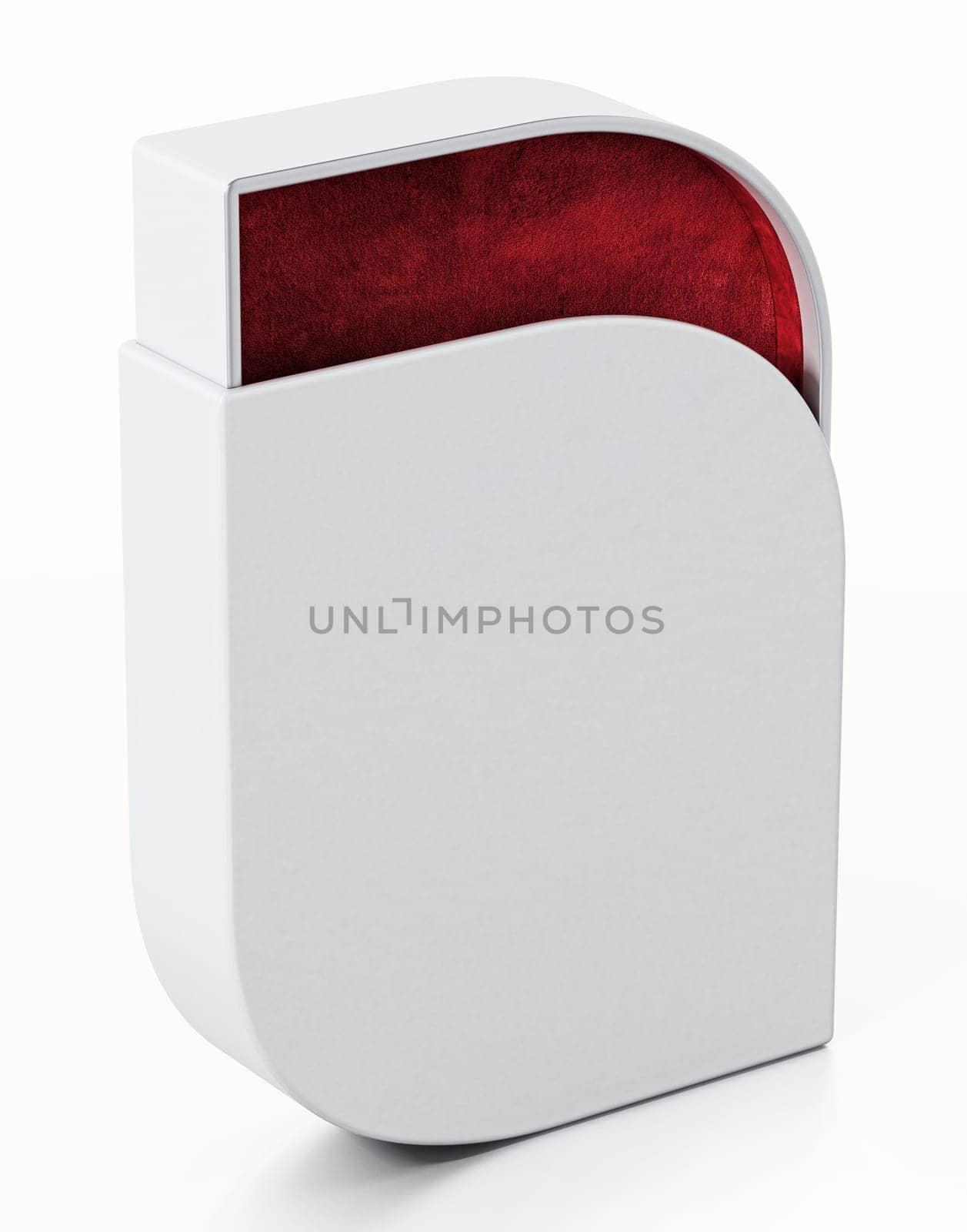 Software box with open cover isolated on white background. 3D illustration.