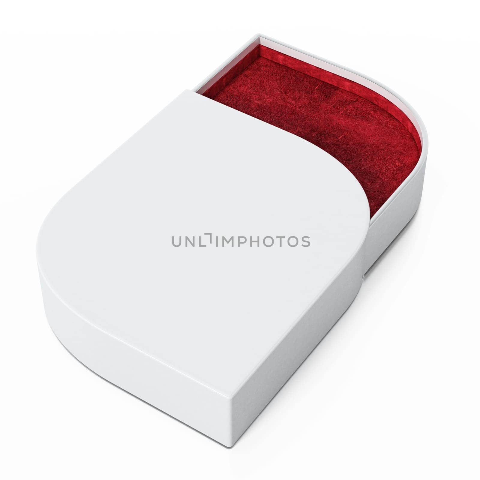 Software box with open cover isolated on white background. 3D illustration.