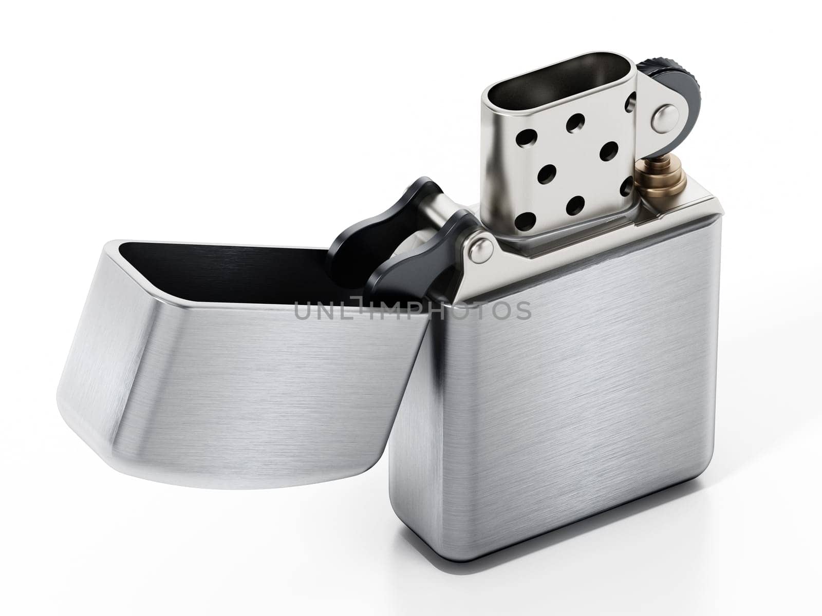 Lighter isolated on white background. 3D illustration.