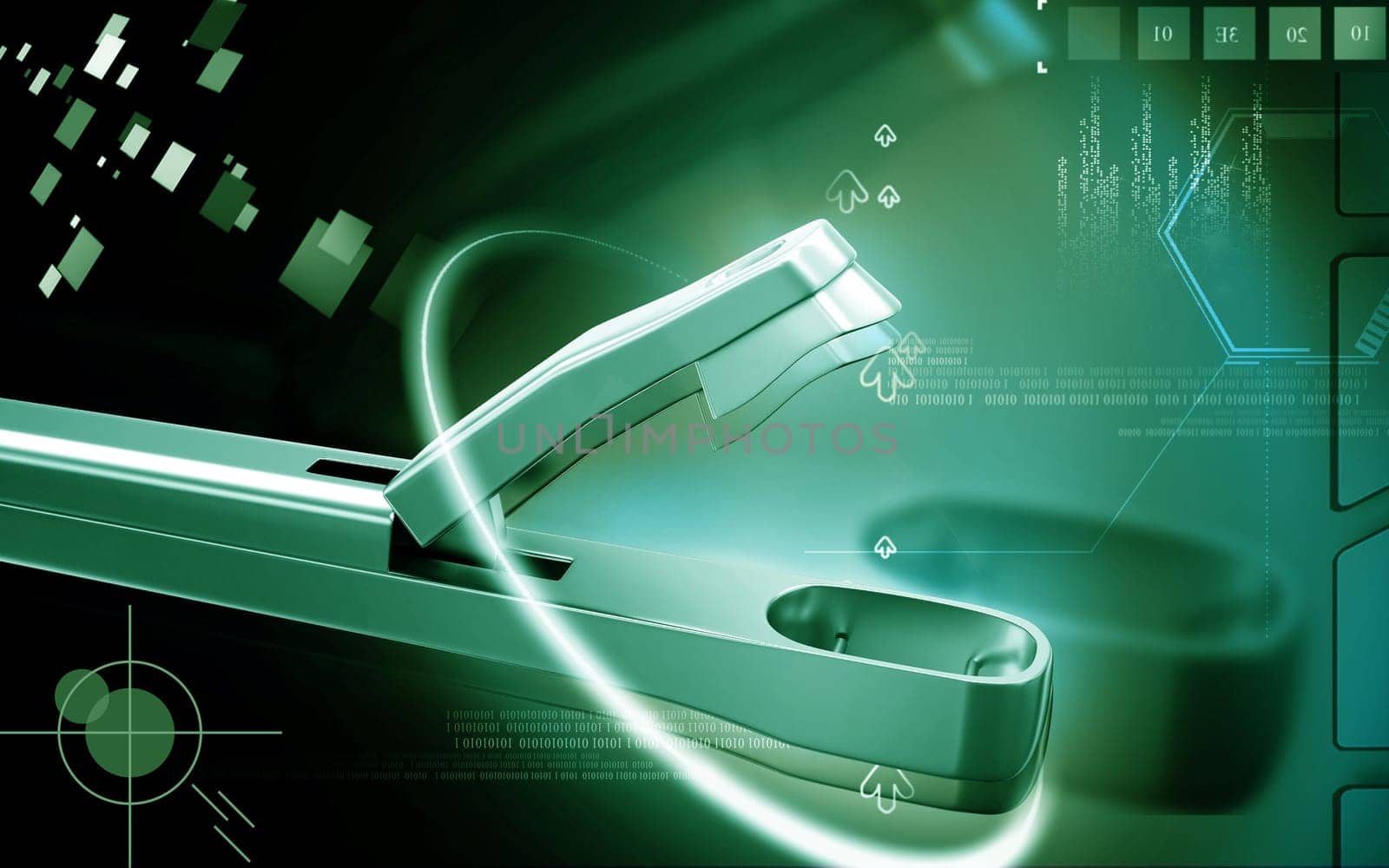 Digital illustration of Tischler Tip up colour background