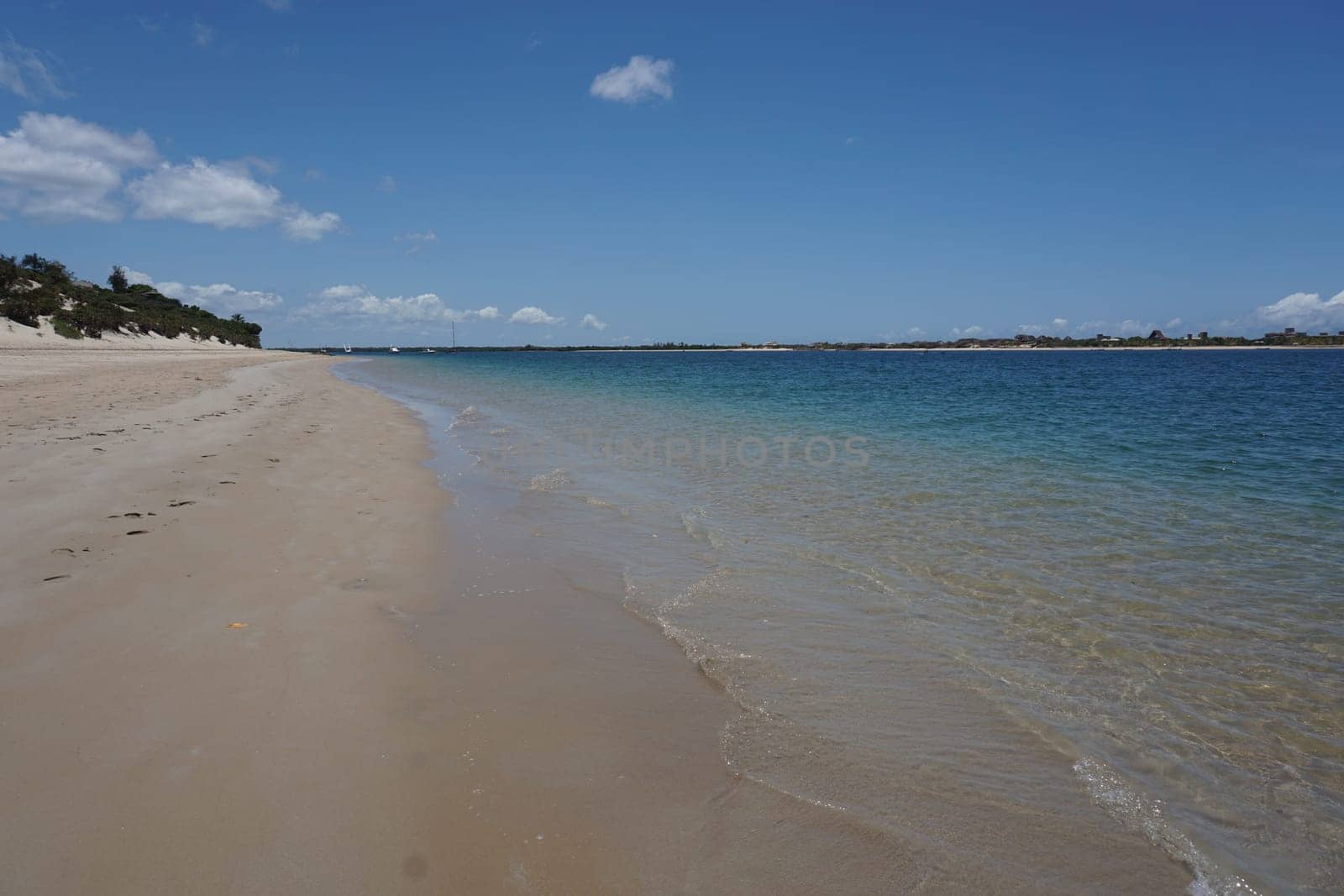 Picturesque beach on Lamu Island close to Shela, Kenya