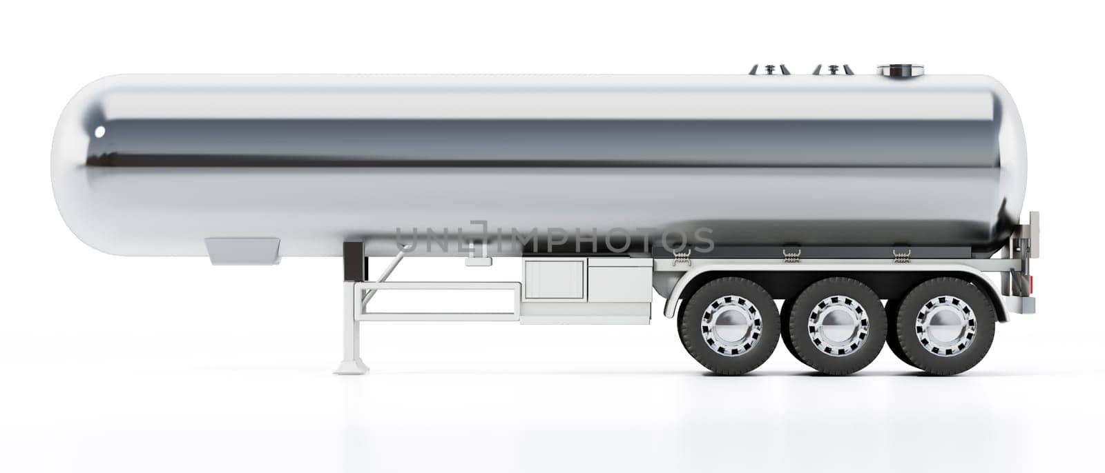 Gas tank isolated on white background. 3D illustration