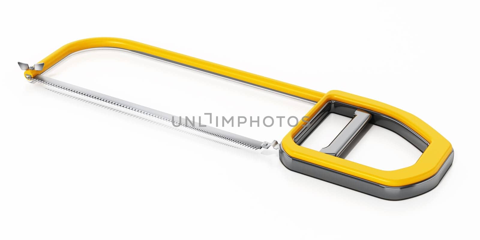 Cutting saw isolated on white background. 3D illustration.