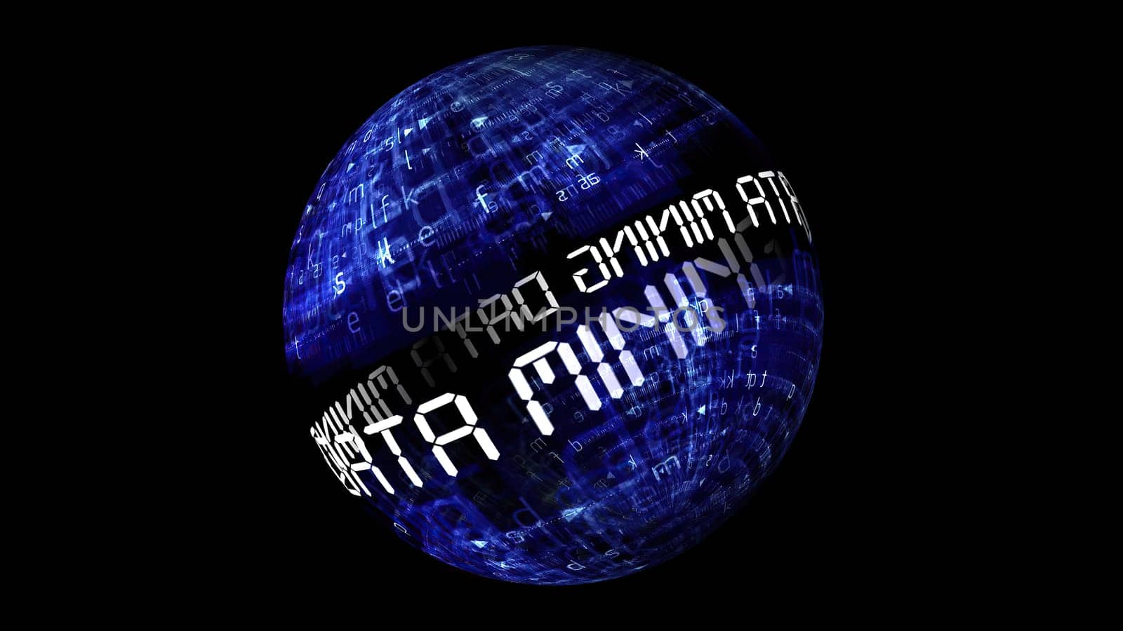 Data mining concept on rotating sphere,Data mining concept on rotating sphere