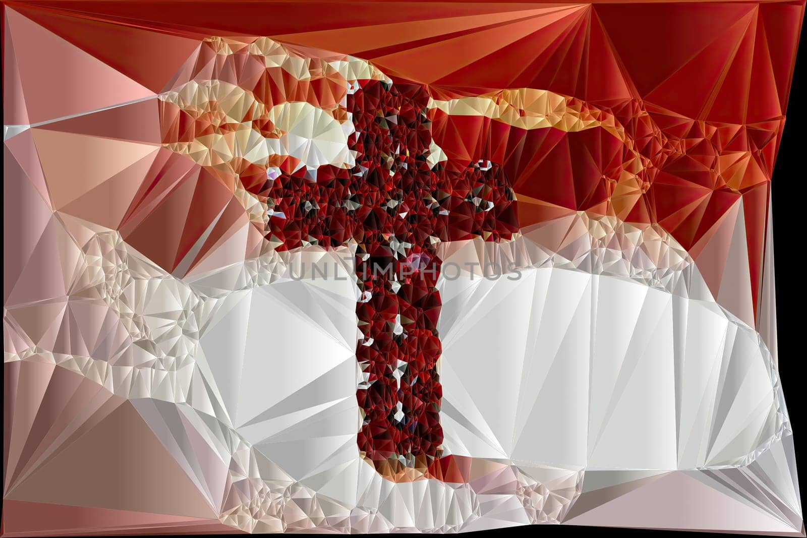 Cross of Jesus art illustration
