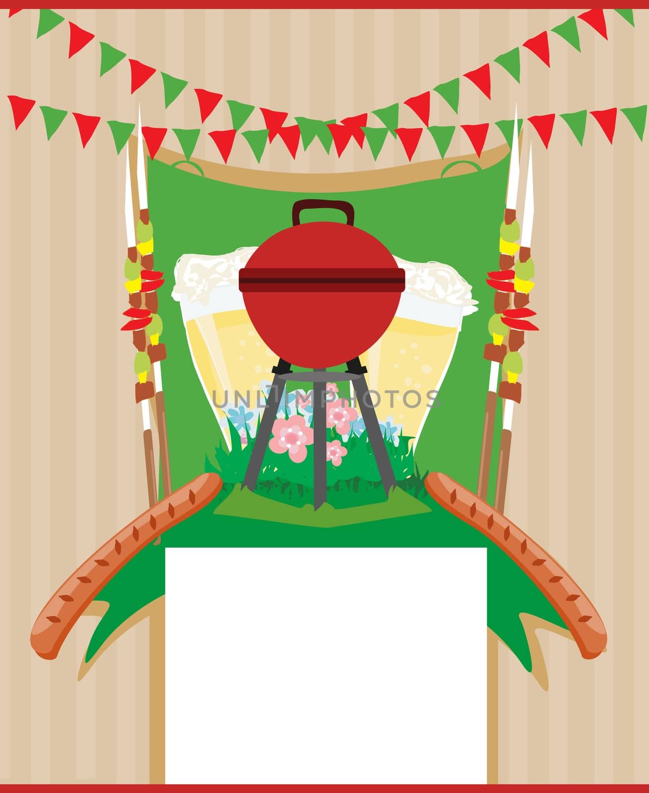 Barbecue Party Invitation card