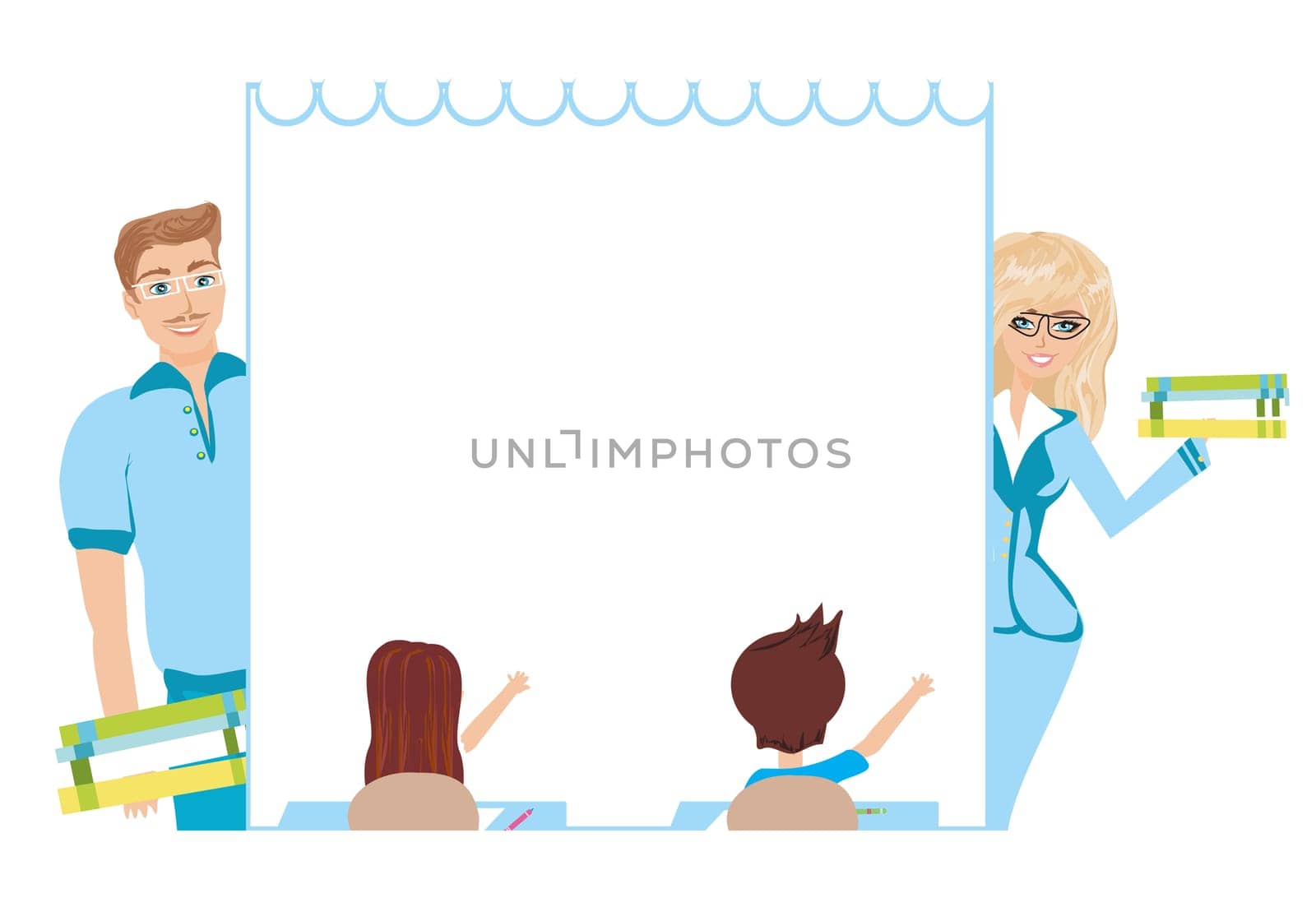 Kids school frame