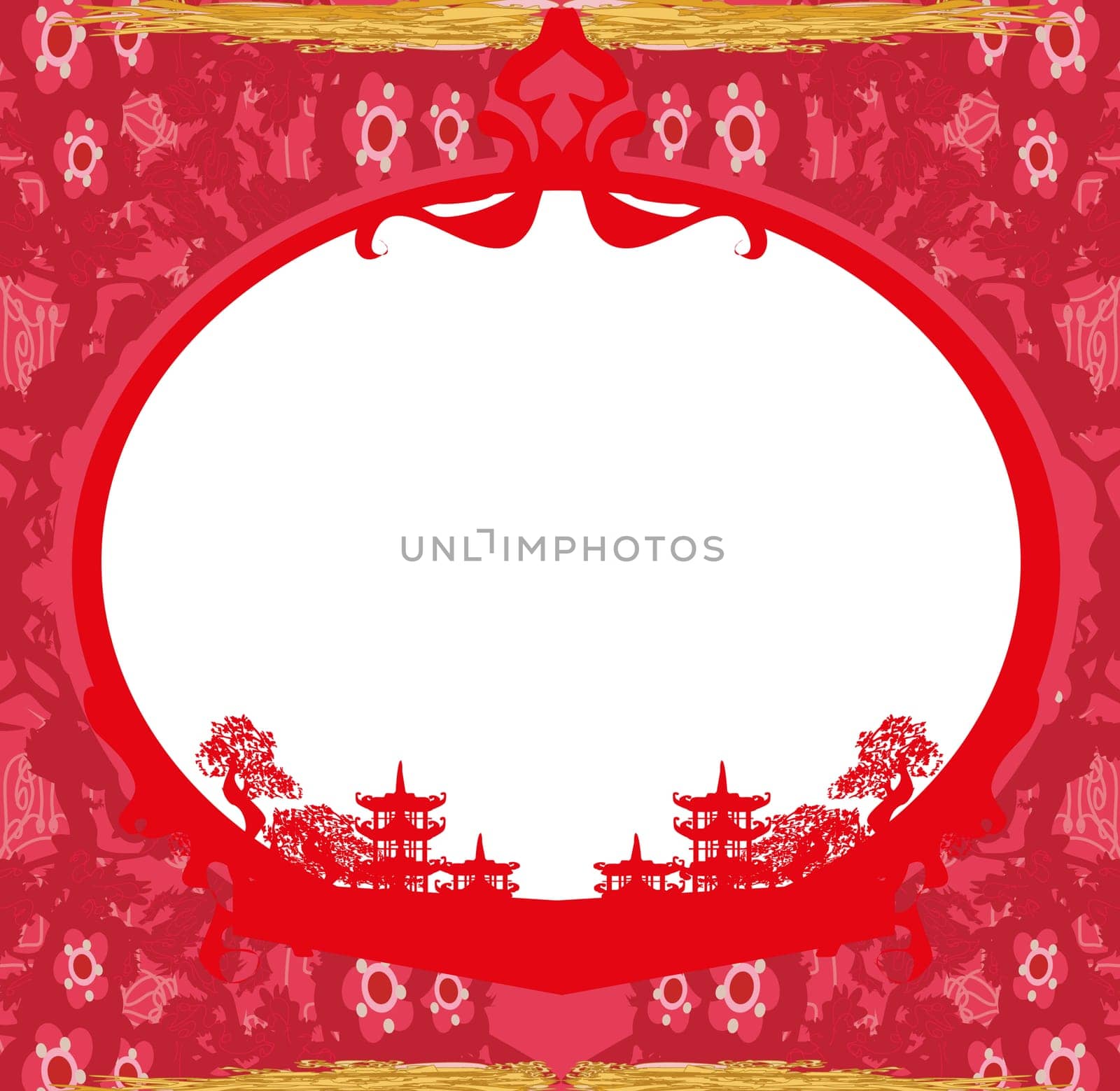 Asian Landscape card