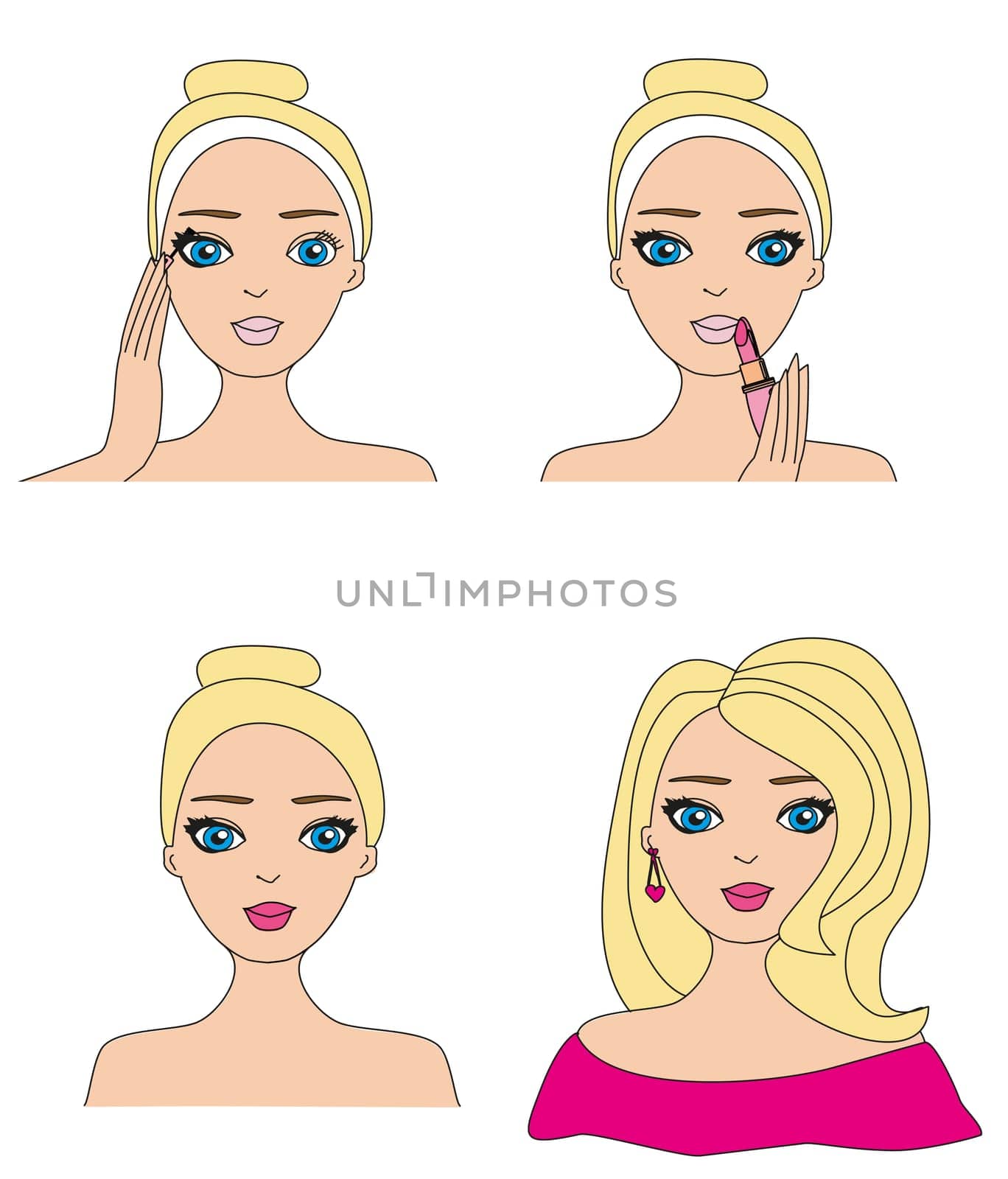 Make-up girl set
