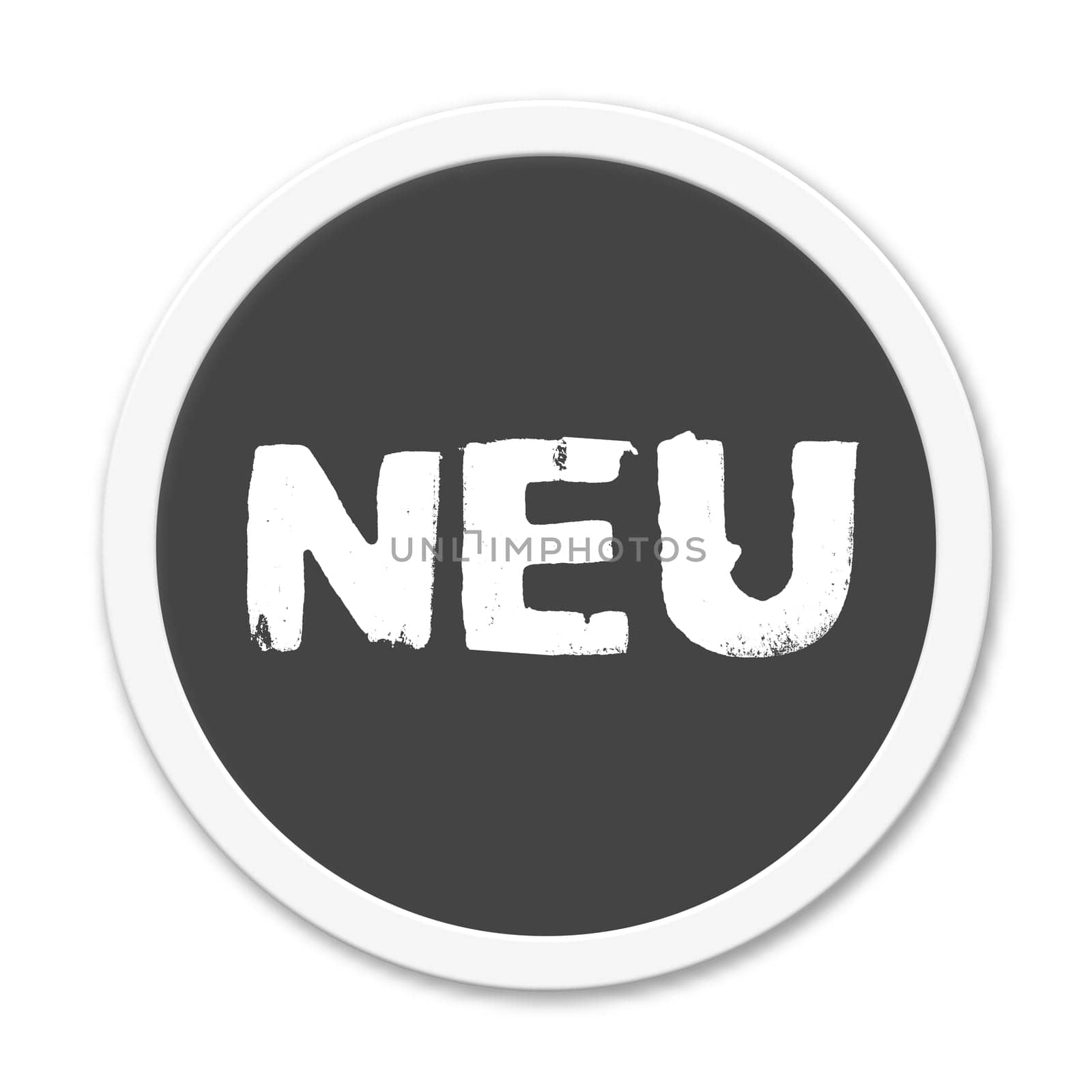 Grey Button: New in german language