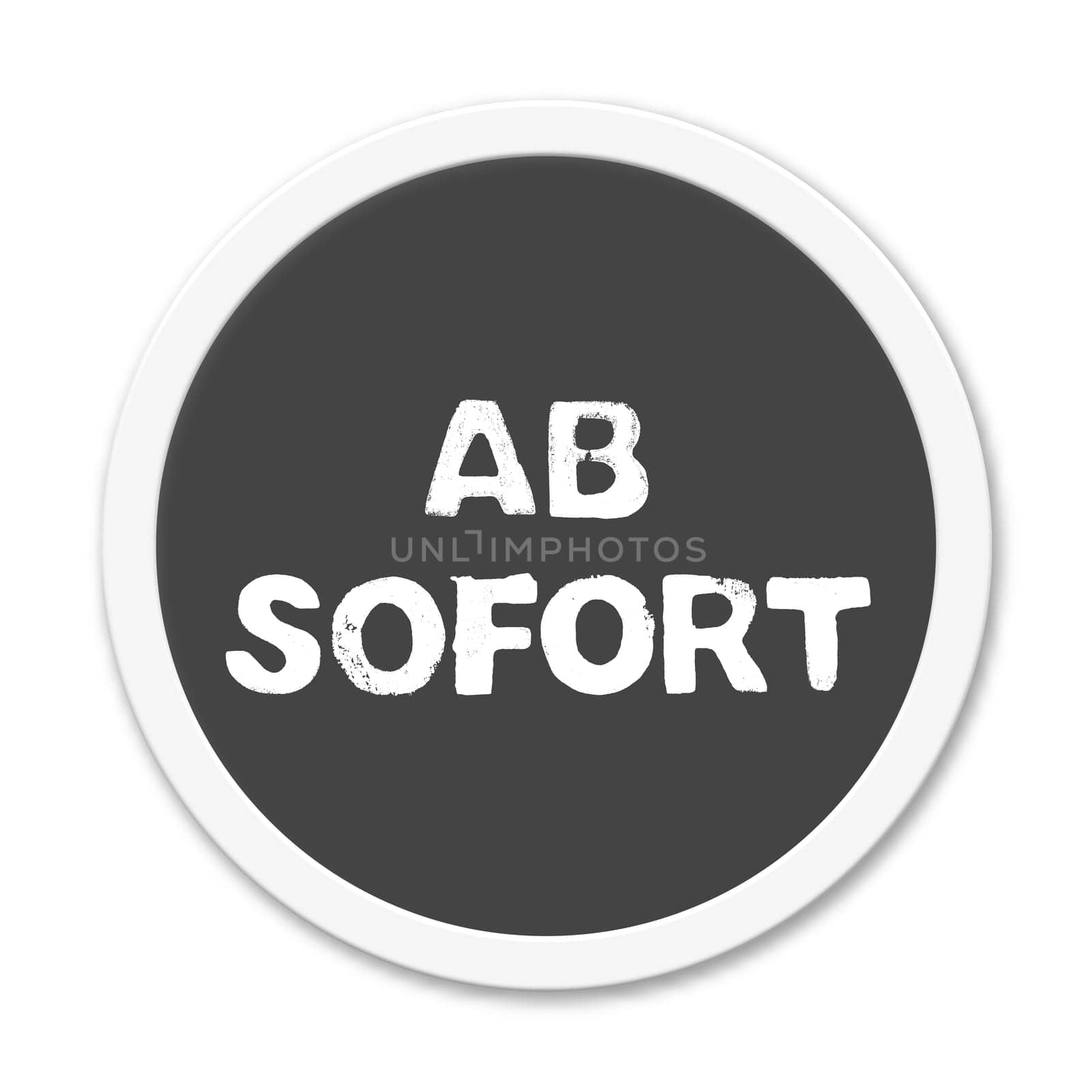 Grey Button: Immeddiatley in german language