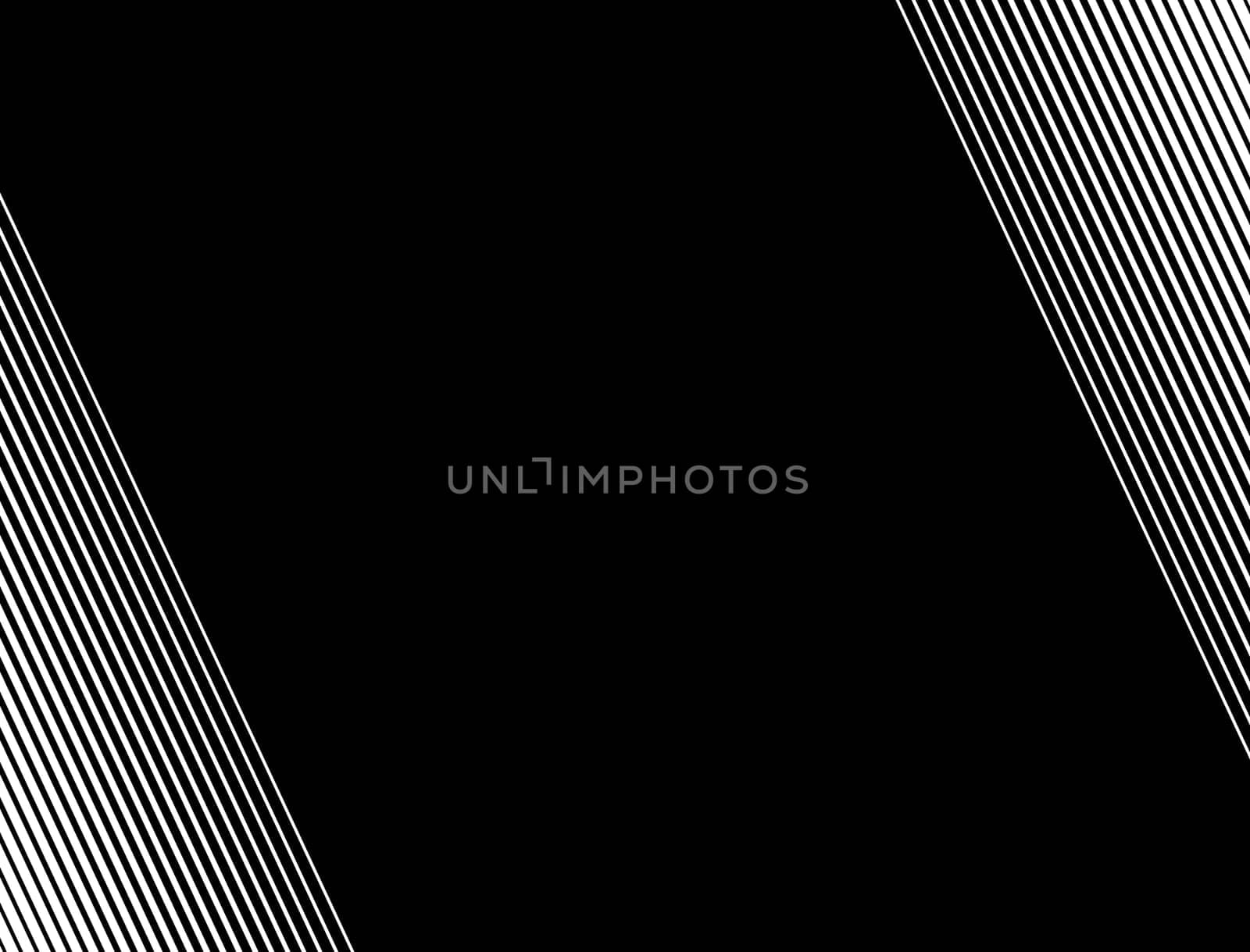 Black and white striped background texture with gradient diagonal frame