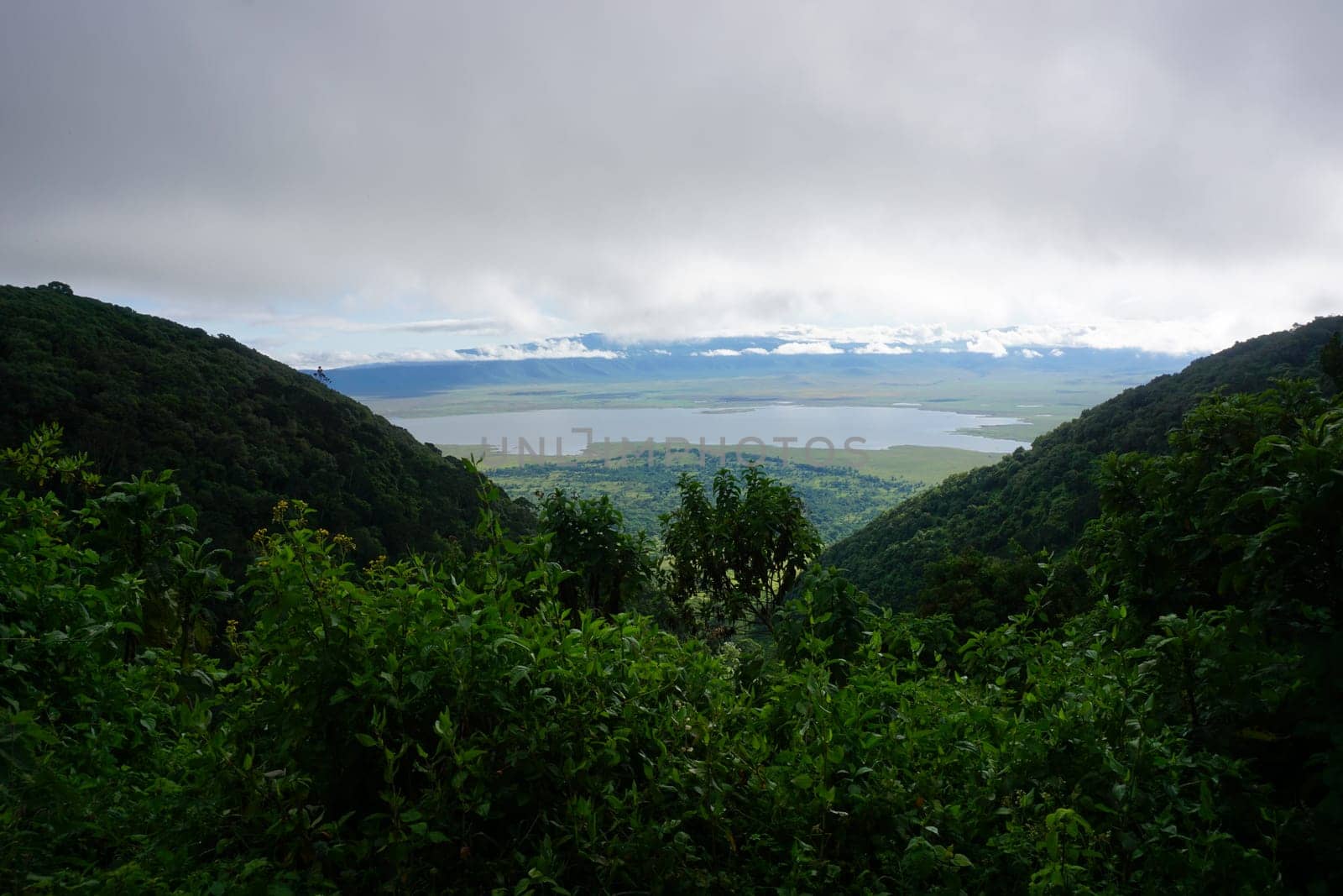 Glimpse on Lake Magadi in the Ngorongoro Crater National Park, Tanzania