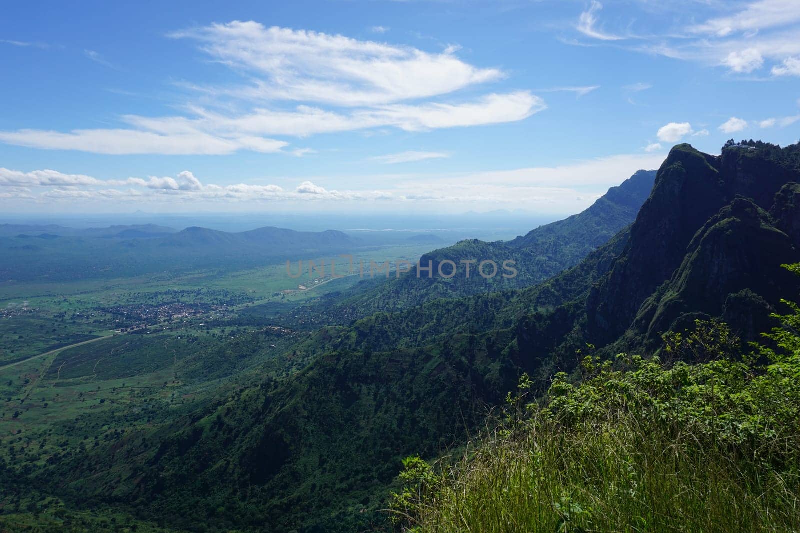 Amazing view from Usambara Mountains, northern Tanzania, 2021