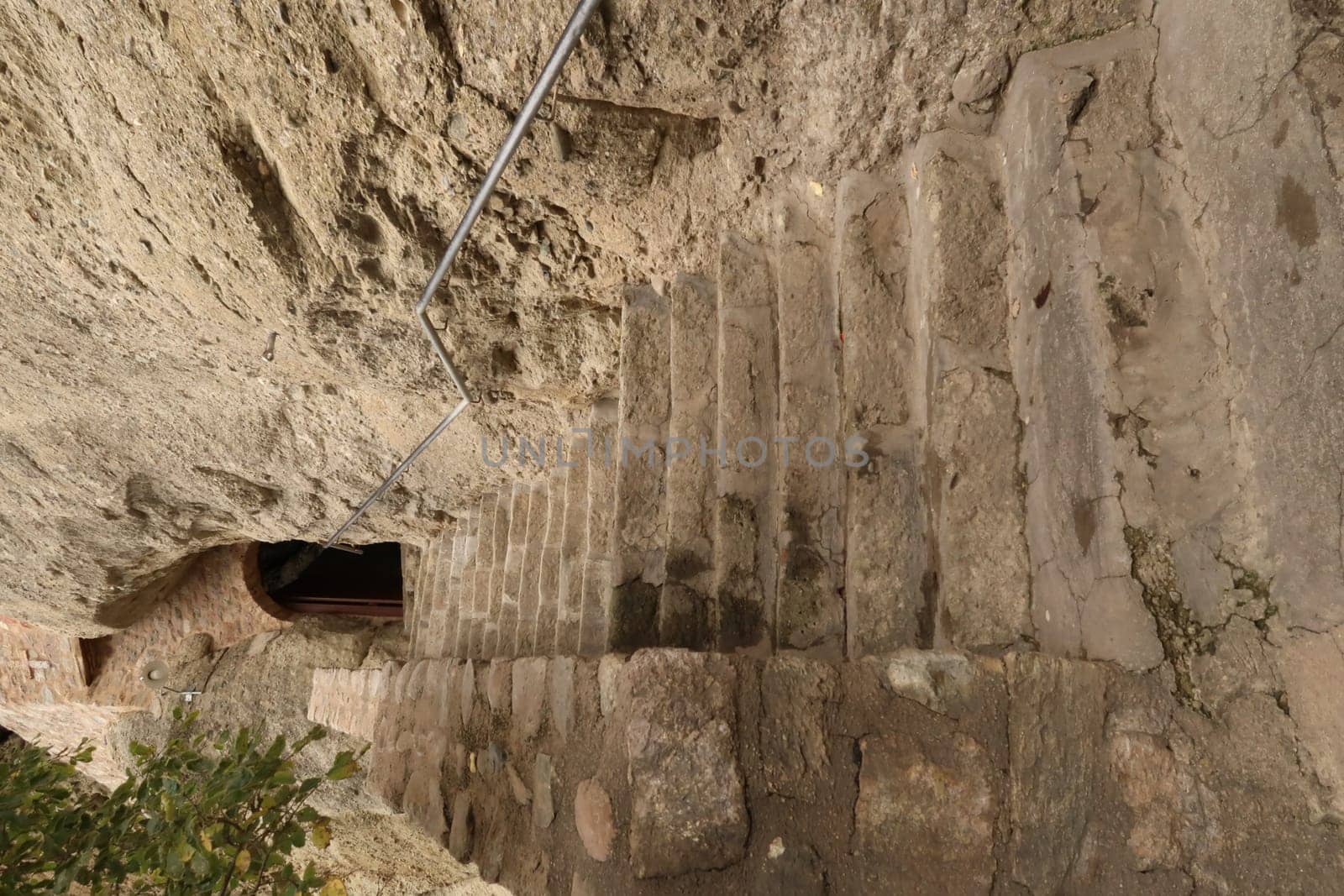 Stairway leading up to the Monastery of the Holy Trinity, Meteora, Greece 2021