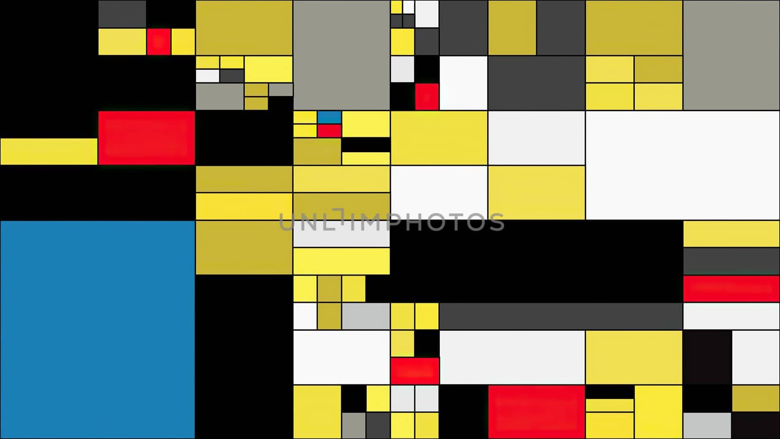 Colorful rectangles mondrian style art illustration,Colorful rectangles mondrian style art illustration