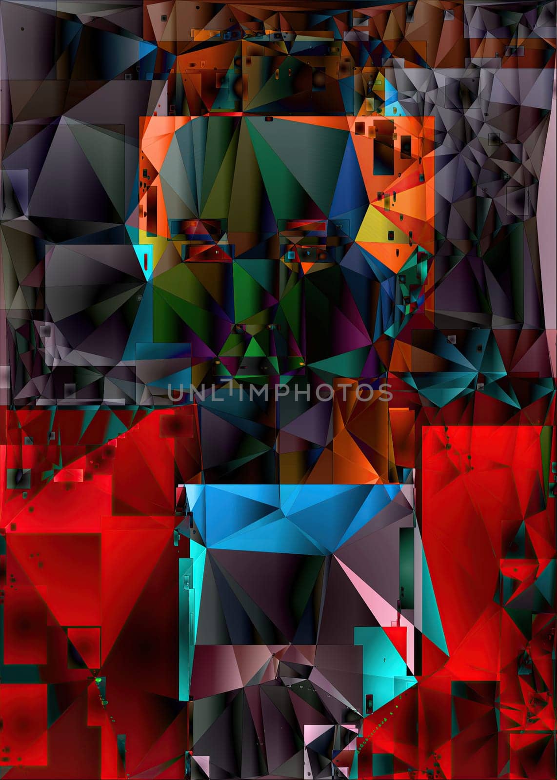 Polygonal geometric pattern triangles background