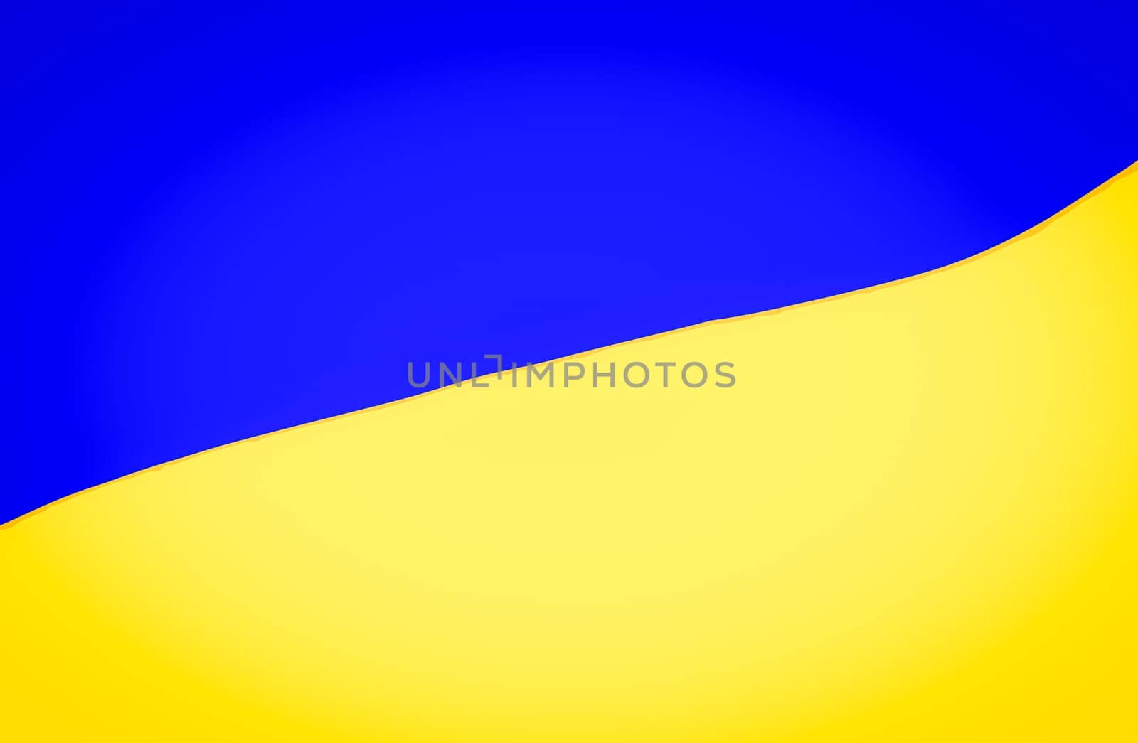 Illustration of the National Flag of Ukraine. The Flag of Ukraine consists of equally sized horizontal bands of blue and yellow