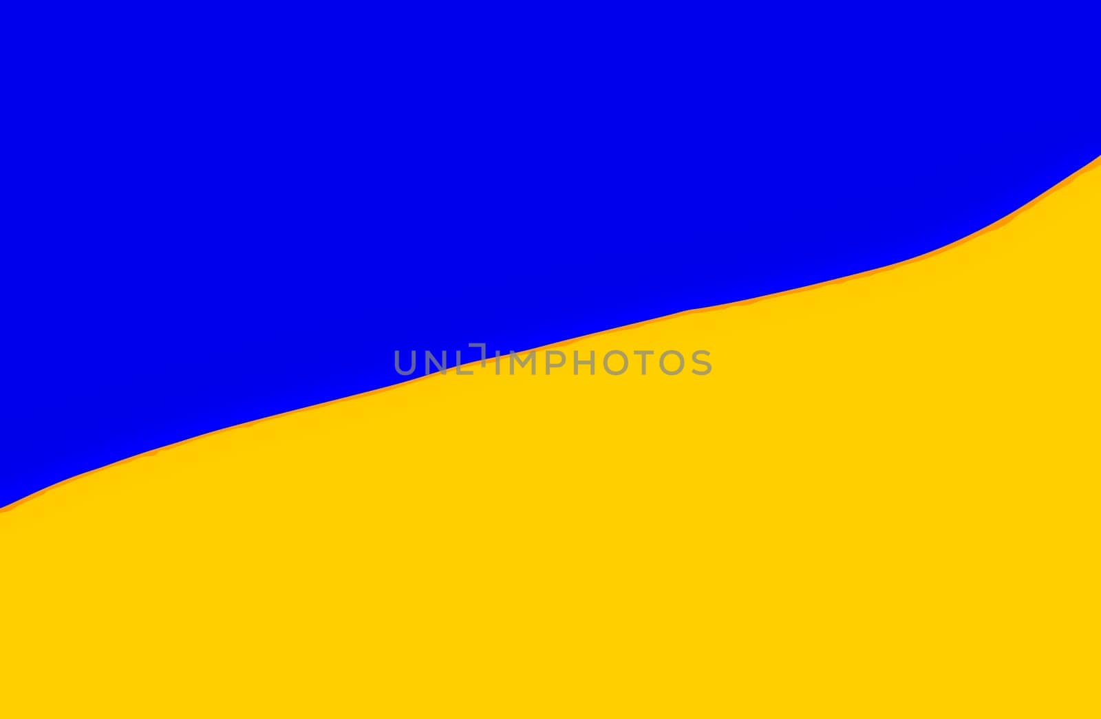 Illustration of the National Flag of Ukraine. The Flag of Ukraine consists of equally sized horizontal bands of blue and yellow
