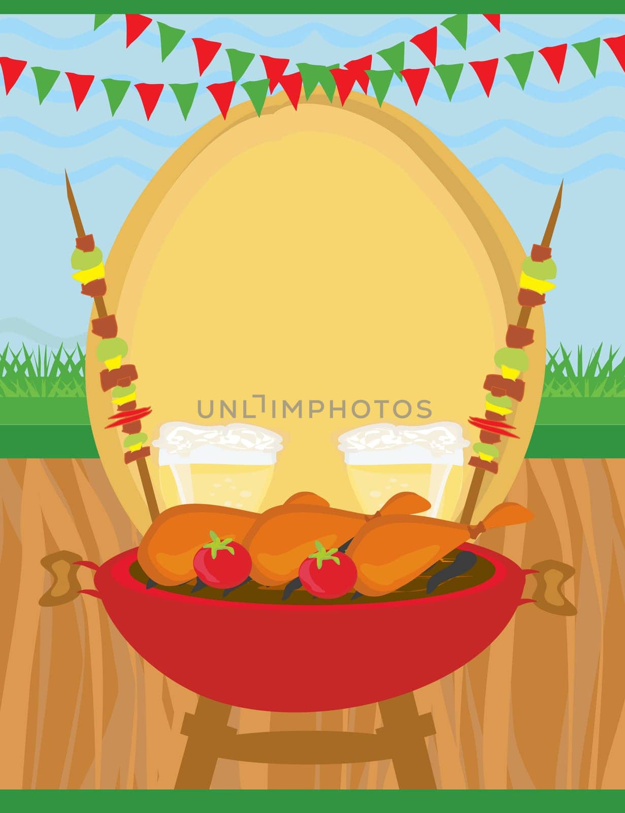 Barbecue Party Invitation
