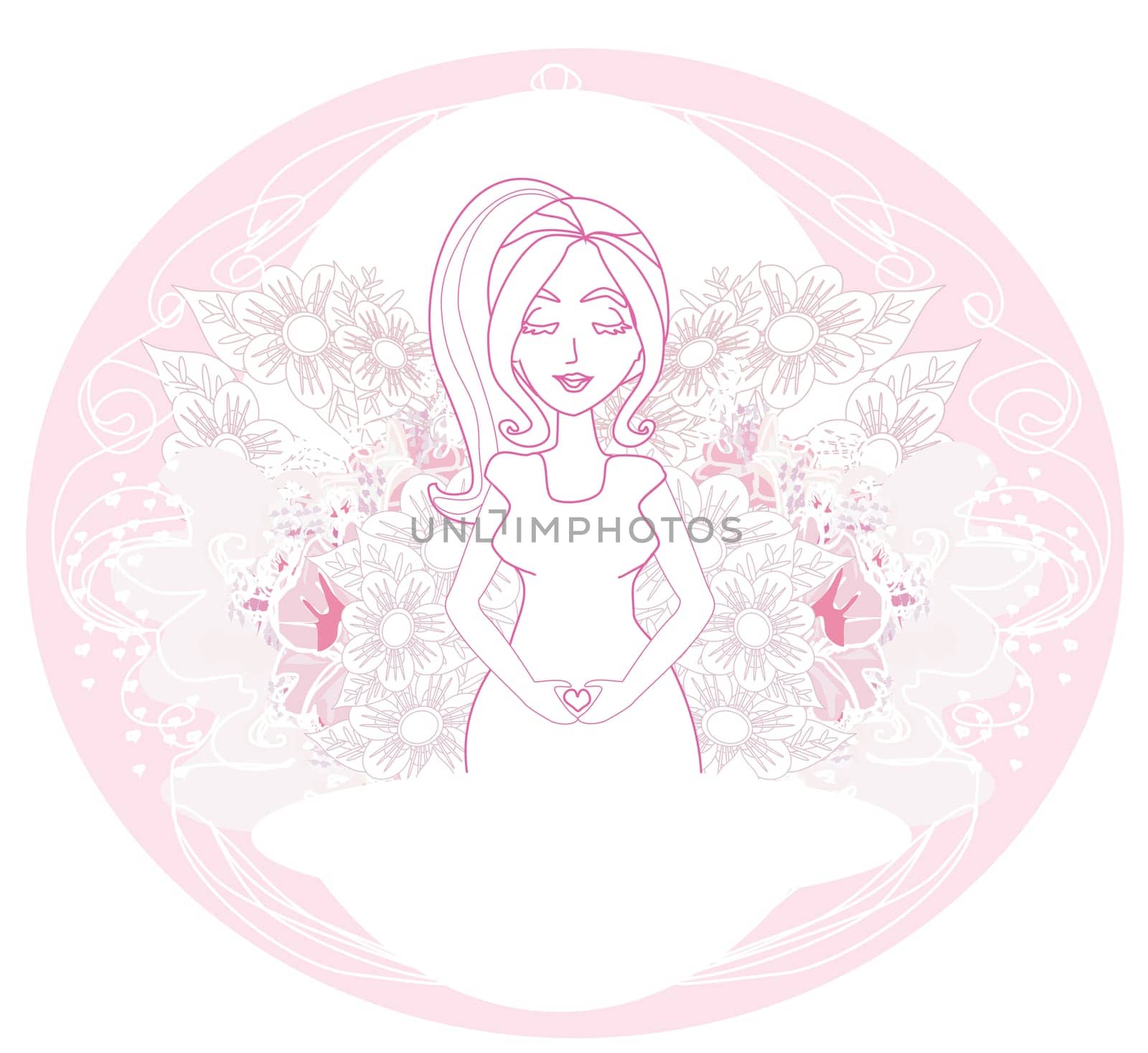 pregnant woman card