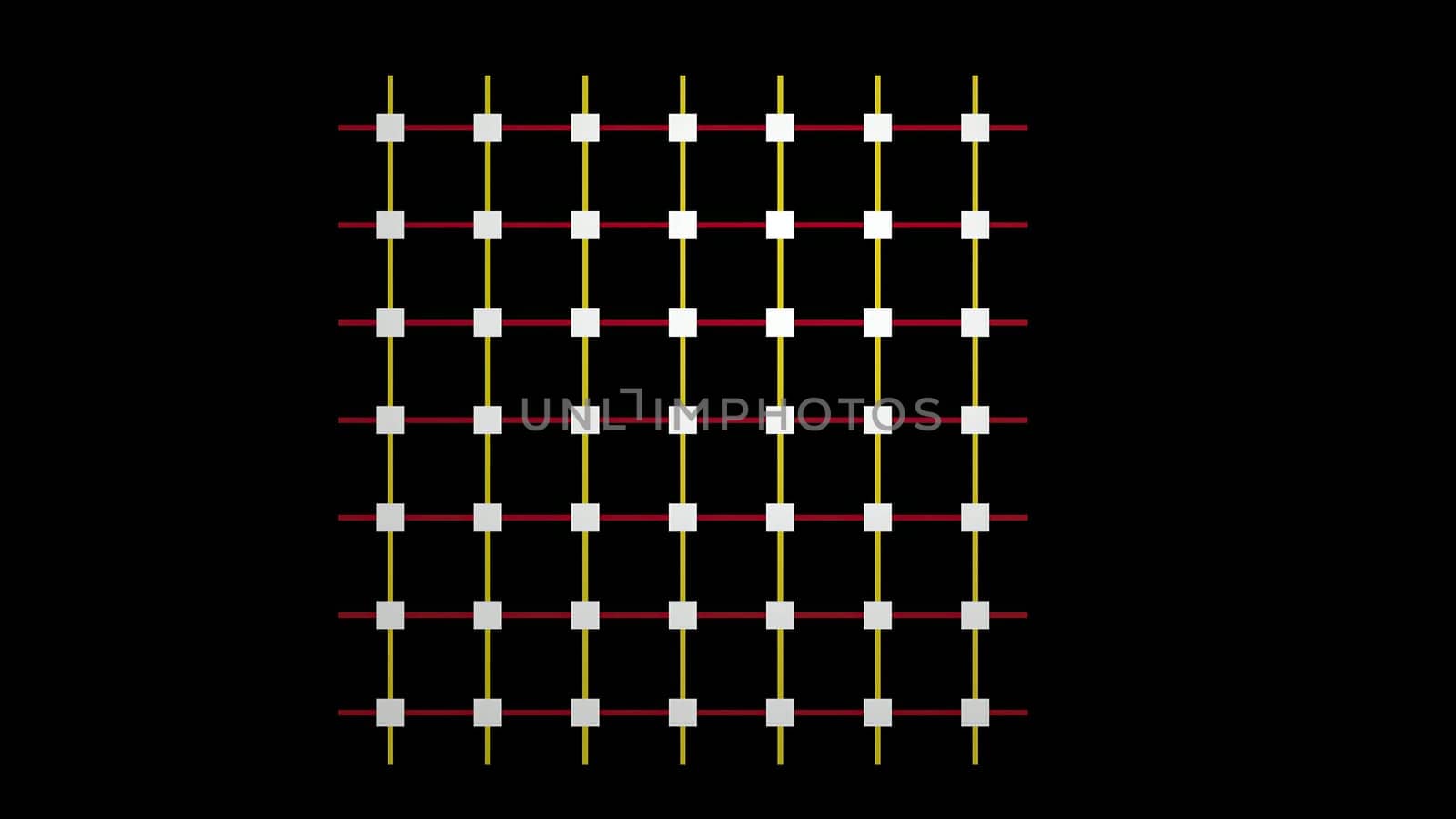 Abstract Background Made ​​From Lines Of Stacked Cubes 3d illustration