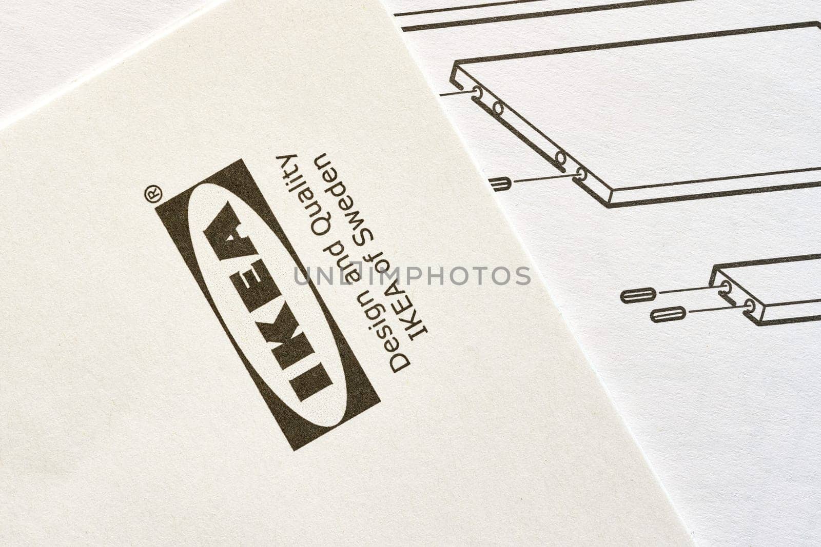 Assembly instructions of furniture from the Swedish furniture store IKEA