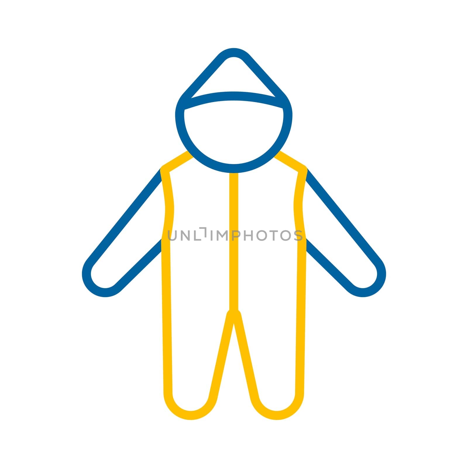 Baby bodysuit isolated vector icon. Baby Romper. Graph symbol for children and newborn babies web site and apps design, logo, app, UI