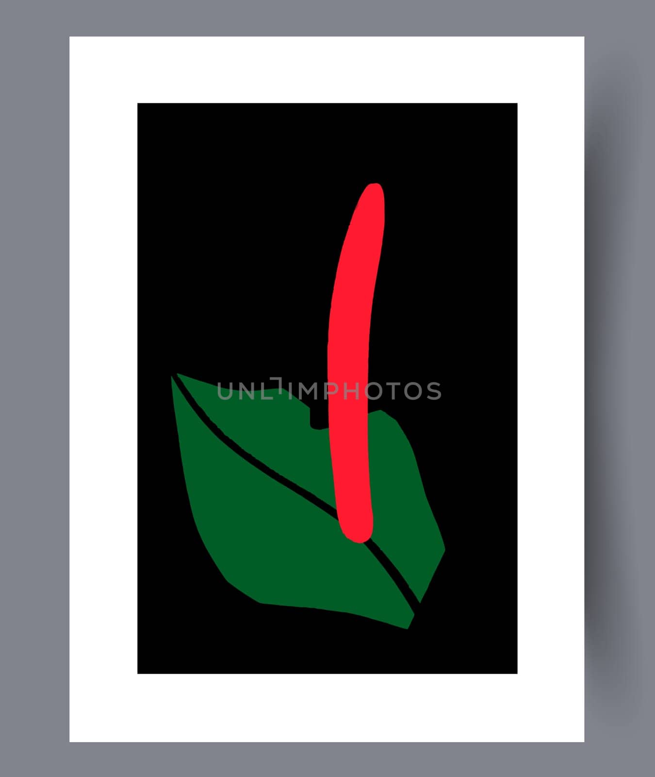 Scandinavian abstract vector print. Minimalistic abstract wall art background for print. Scandinavian vector style.