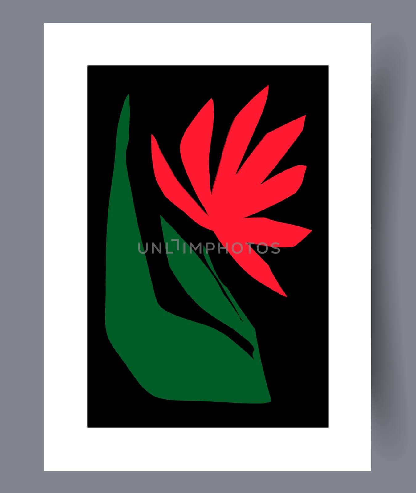 Scandinavian abstract vector print. Minimalistic abstract wall art background for print. Scandinavian vector style.