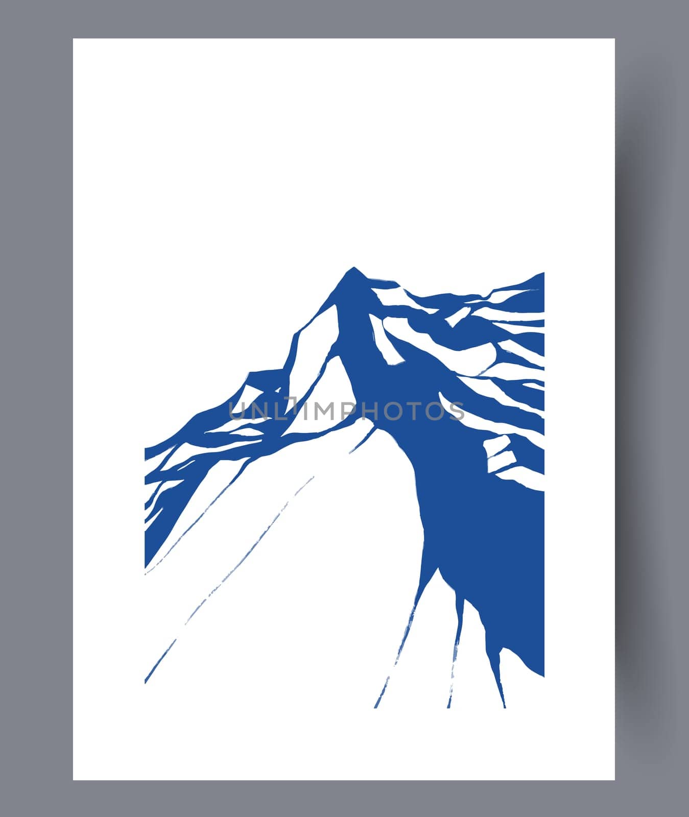 Scandinavian abstract vector print. Minimalistic abstract wall art background for print. Scandinavian vector style.
