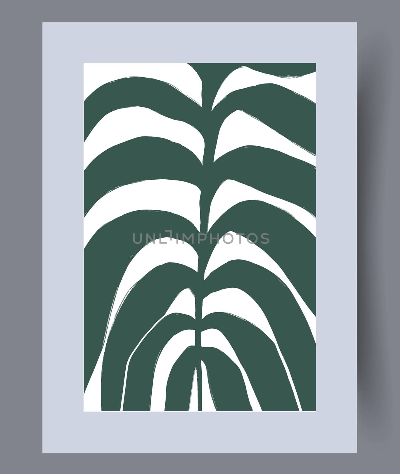 Scandinavian abstract vector print. Minimalistic abstract wall art background for print. Scandinavian vector style.
