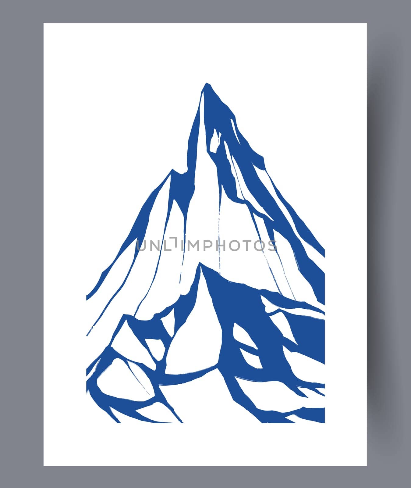 Scandinavian abstract vector print. Minimalistic abstract wall art background for print. Scandinavian vector style.