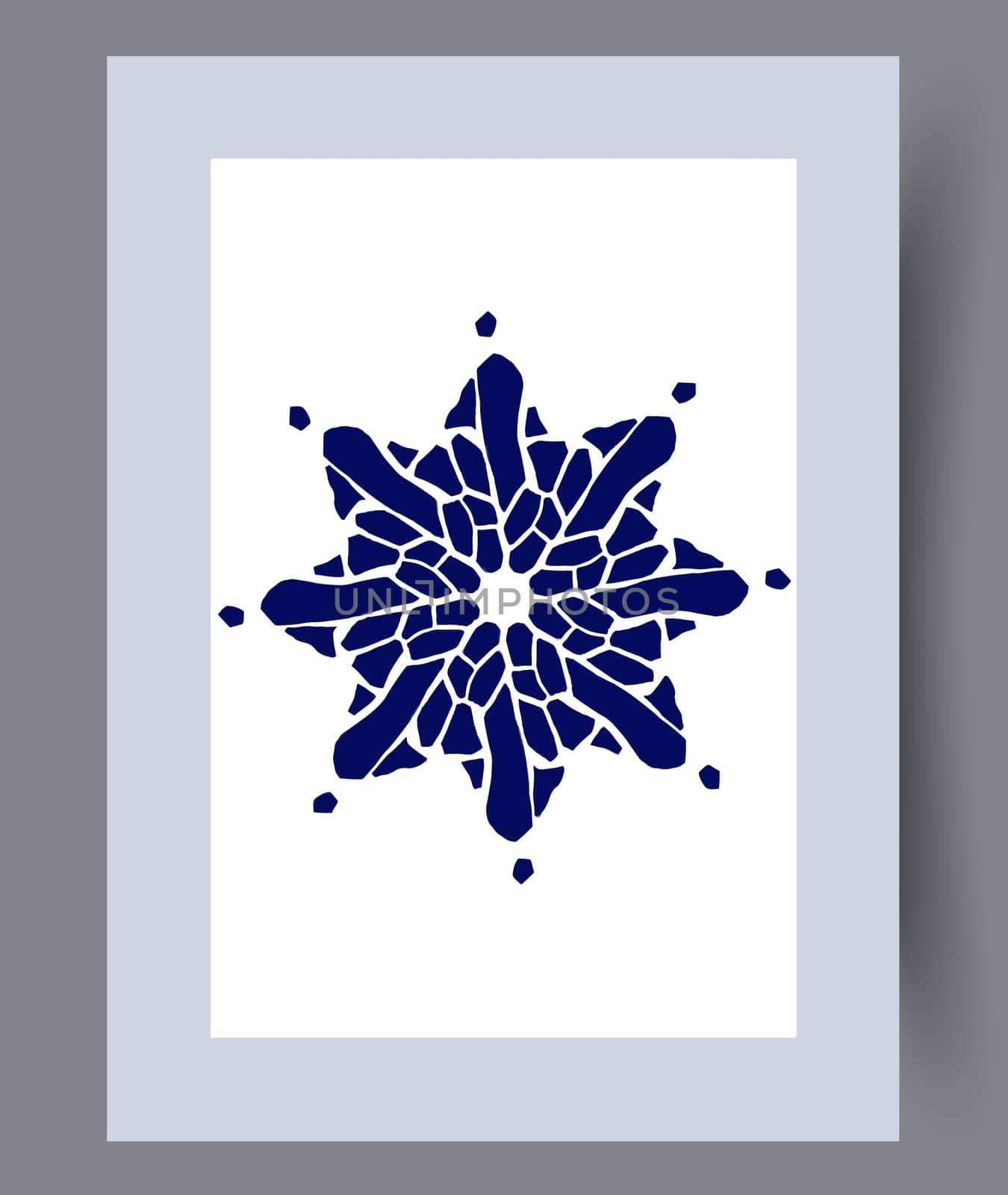 Scandinavian abstract vector print. Minimalistic abstract wall art background for print. Scandinavian vector style.