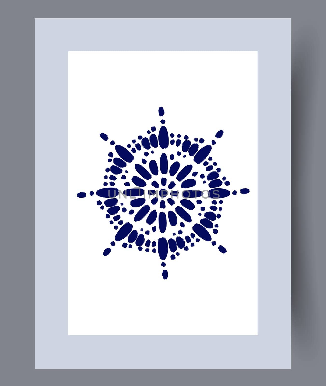 Scandinavian abstract vector print. Minimalistic abstract wall art background for print. Scandinavian vector style.