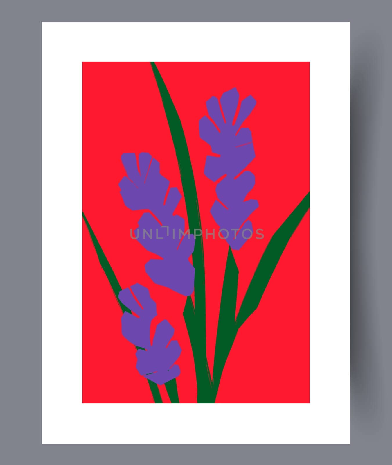 Scandinavian abstract vector print. Minimalistic abstract wall art background for print. Scandinavian vector style.