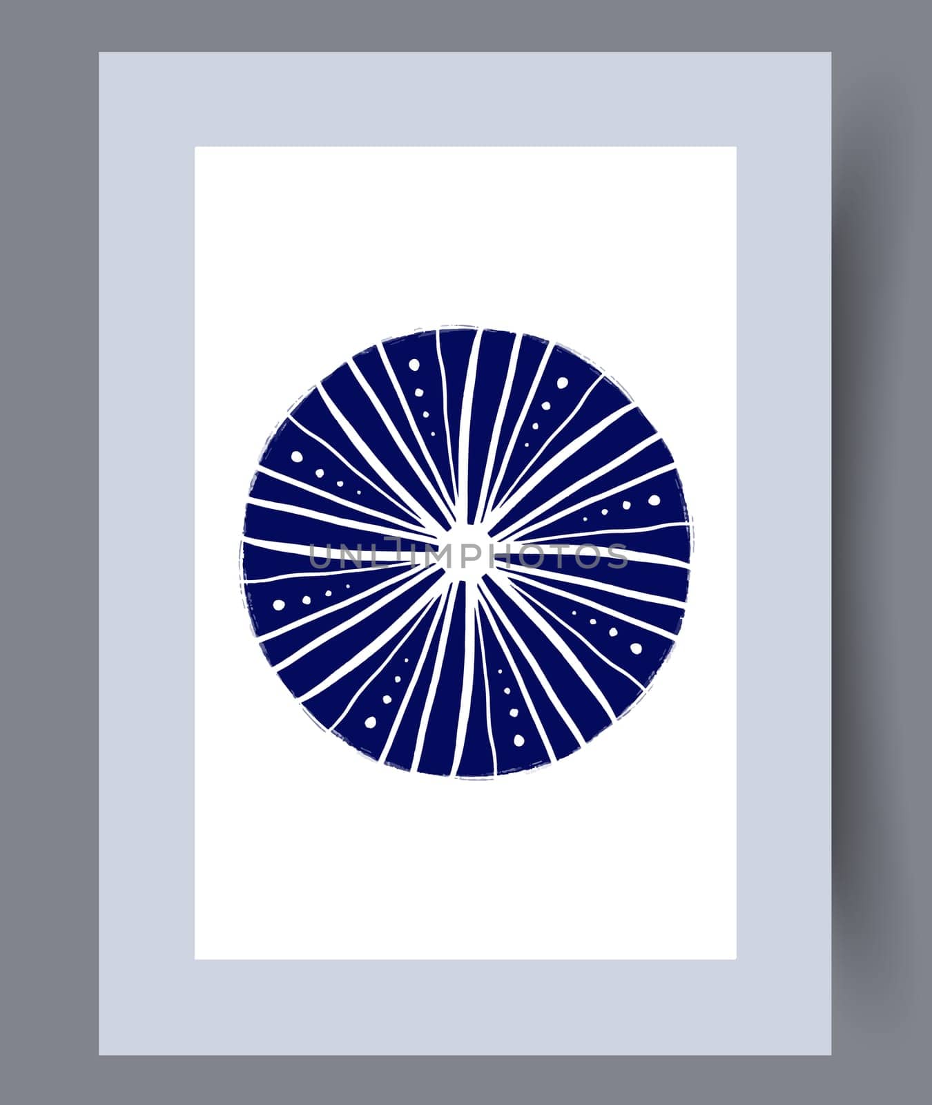 Scandinavian abstract vector print. Minimalistic abstract wall art background for print. Scandinavian vector style.