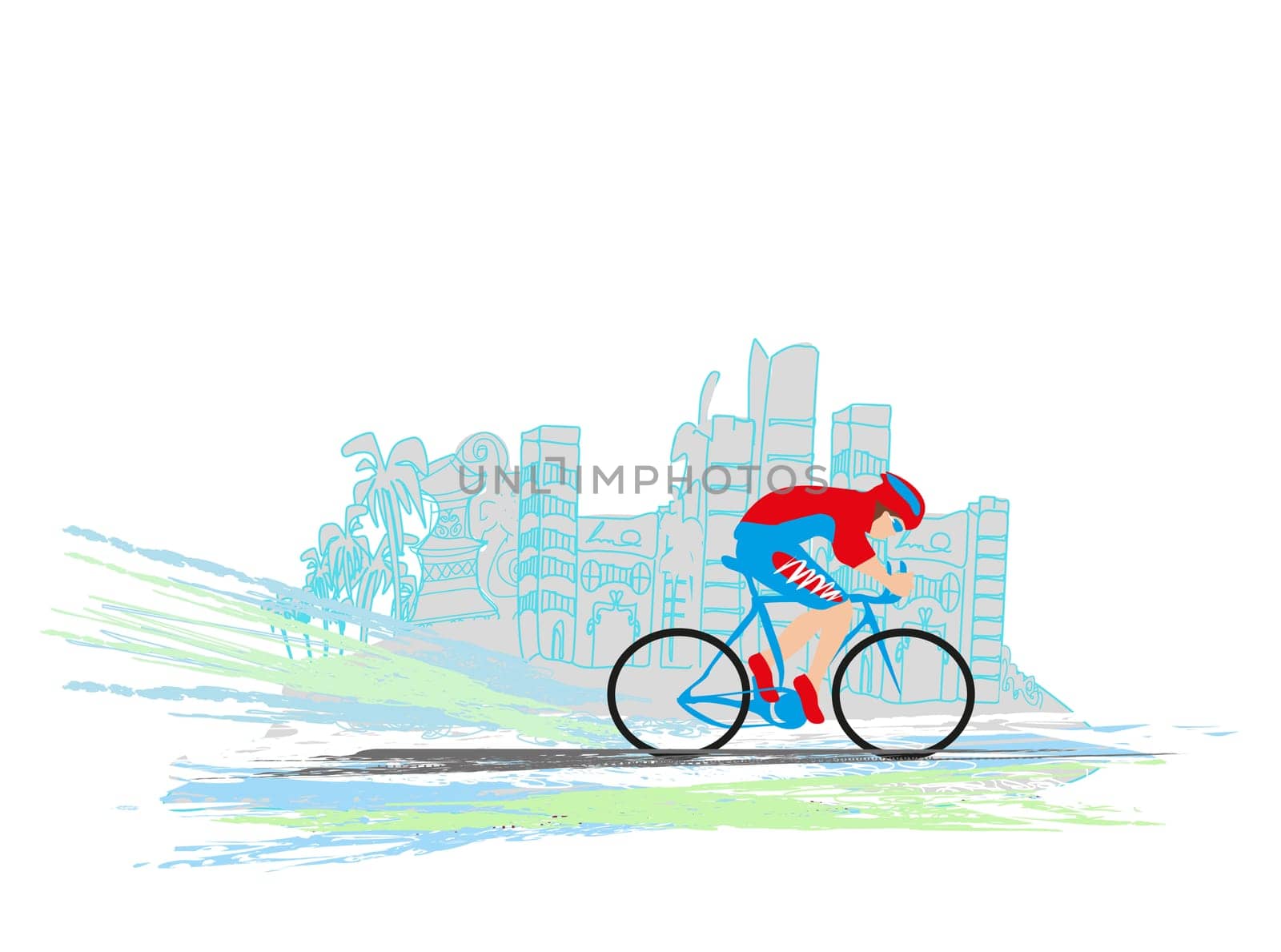 I love cycling banner