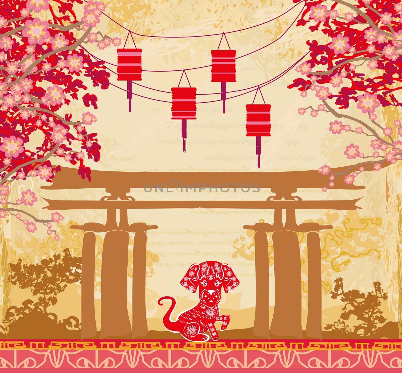 Chinese zodiac the year of Dog