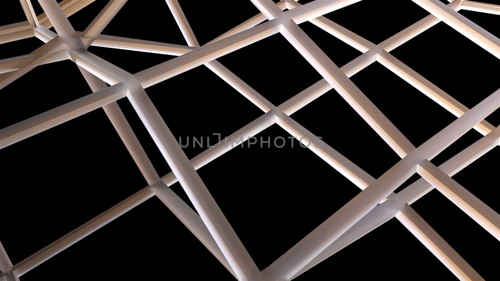 3d grid. Computer generated 3d render