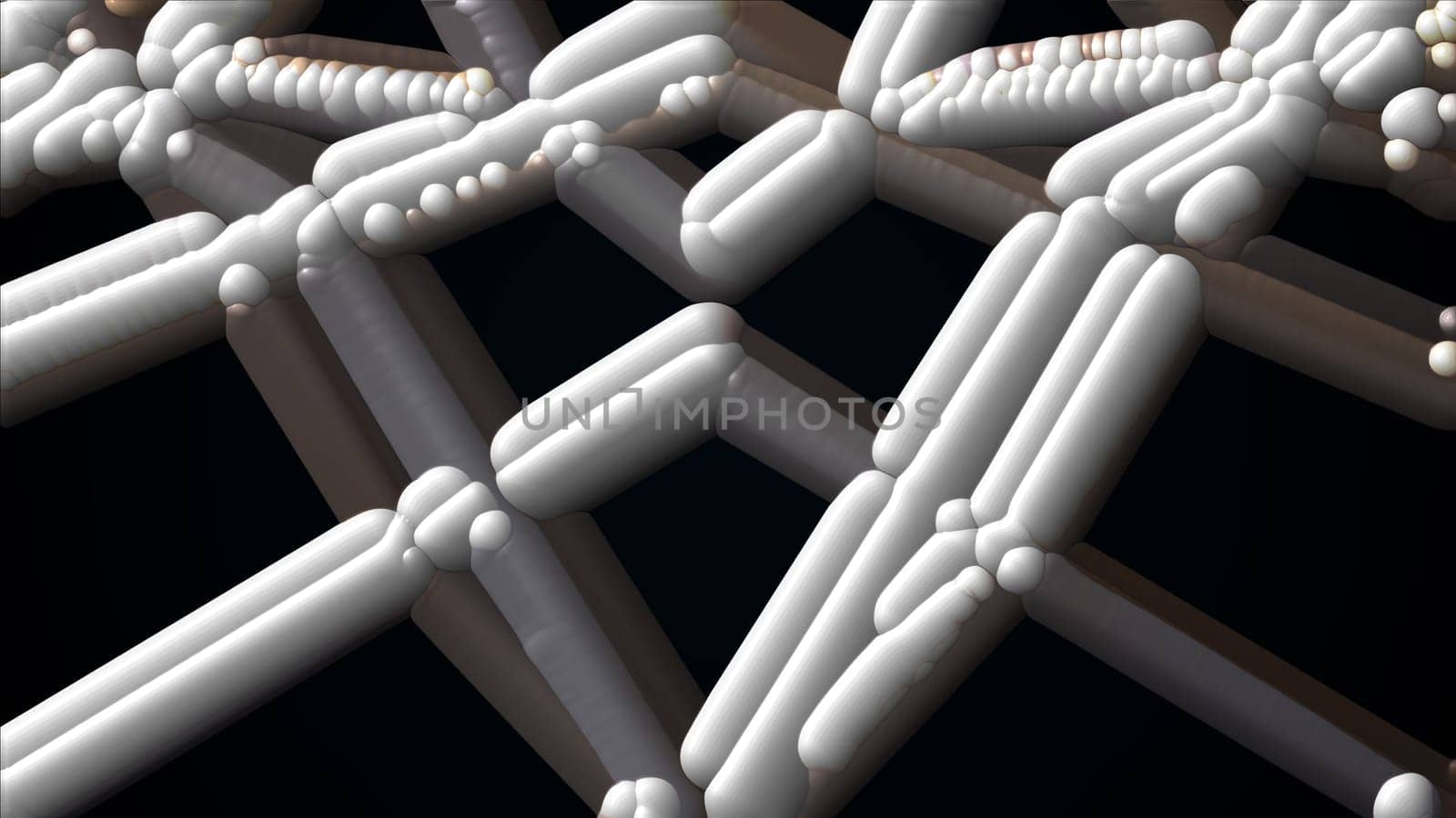 Abstract bulge. Computer generated 3d render