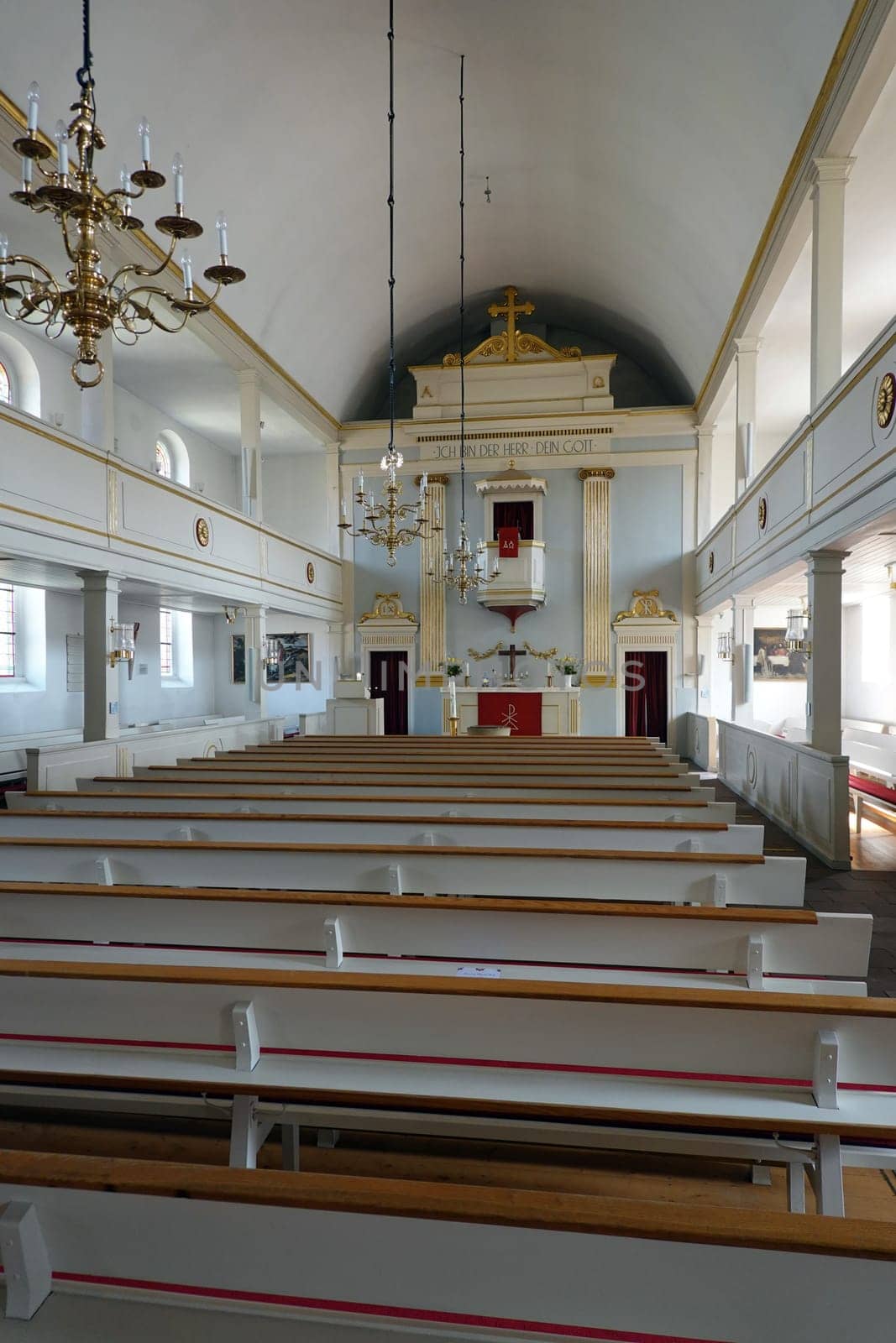 evangelisch-lutherische Dreikönigskirche Bad Bevensen - Innenaufnahme, Niedersachen, Deutschland